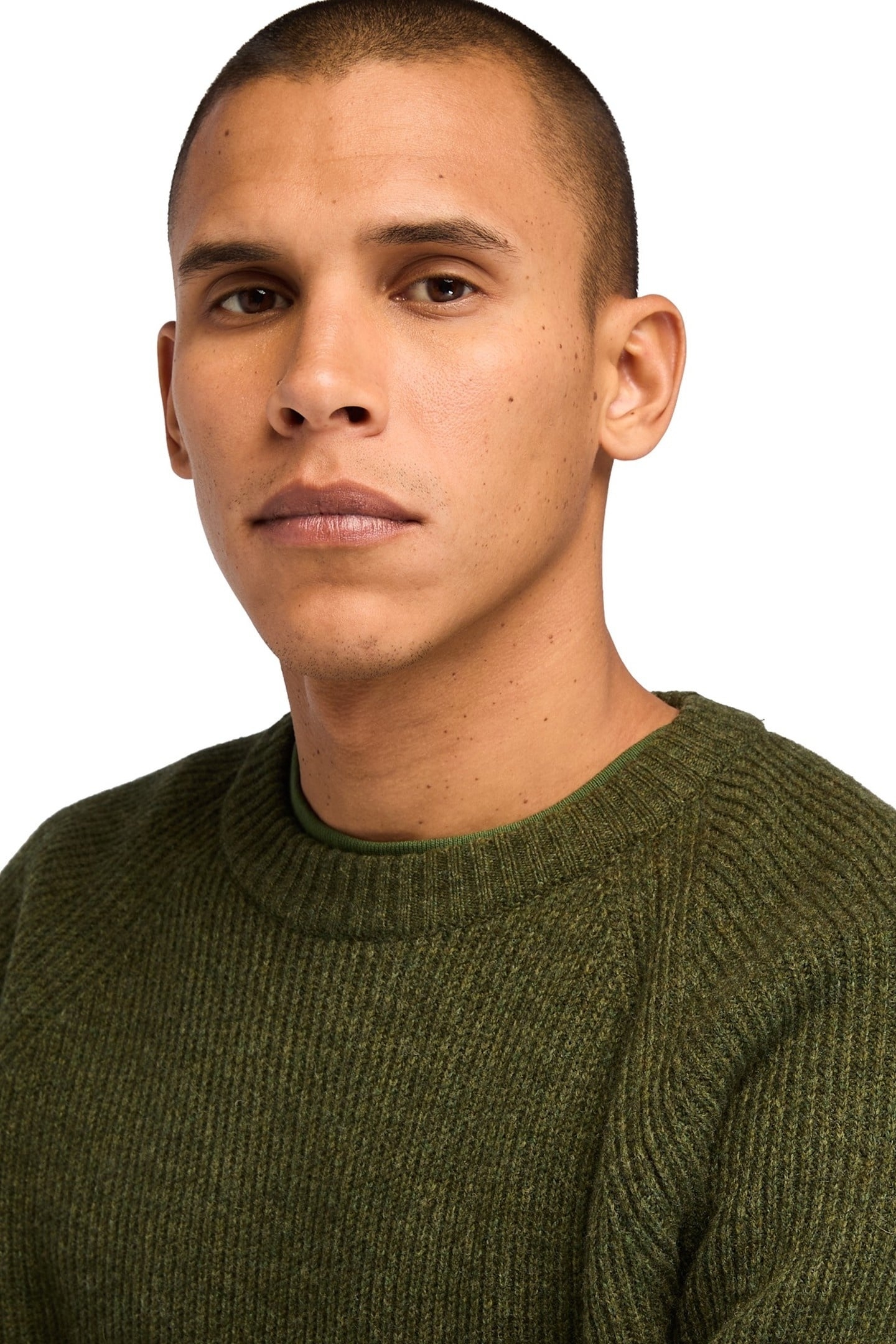 PHILLIPS BROOK RAGLAN SLEEVE CREW NECK DARK OLIVE 5