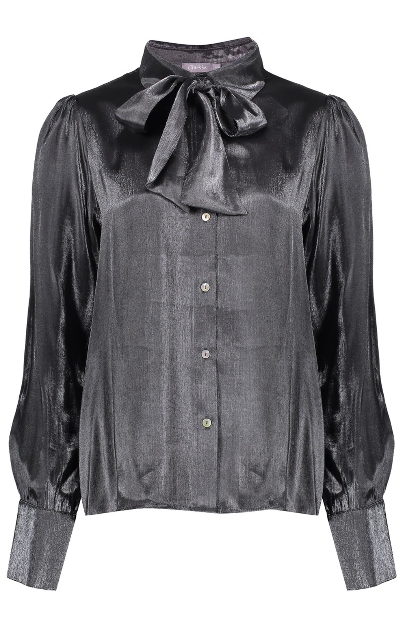 BLOUSE DETACHABLE STRAP DARK SILVER 1