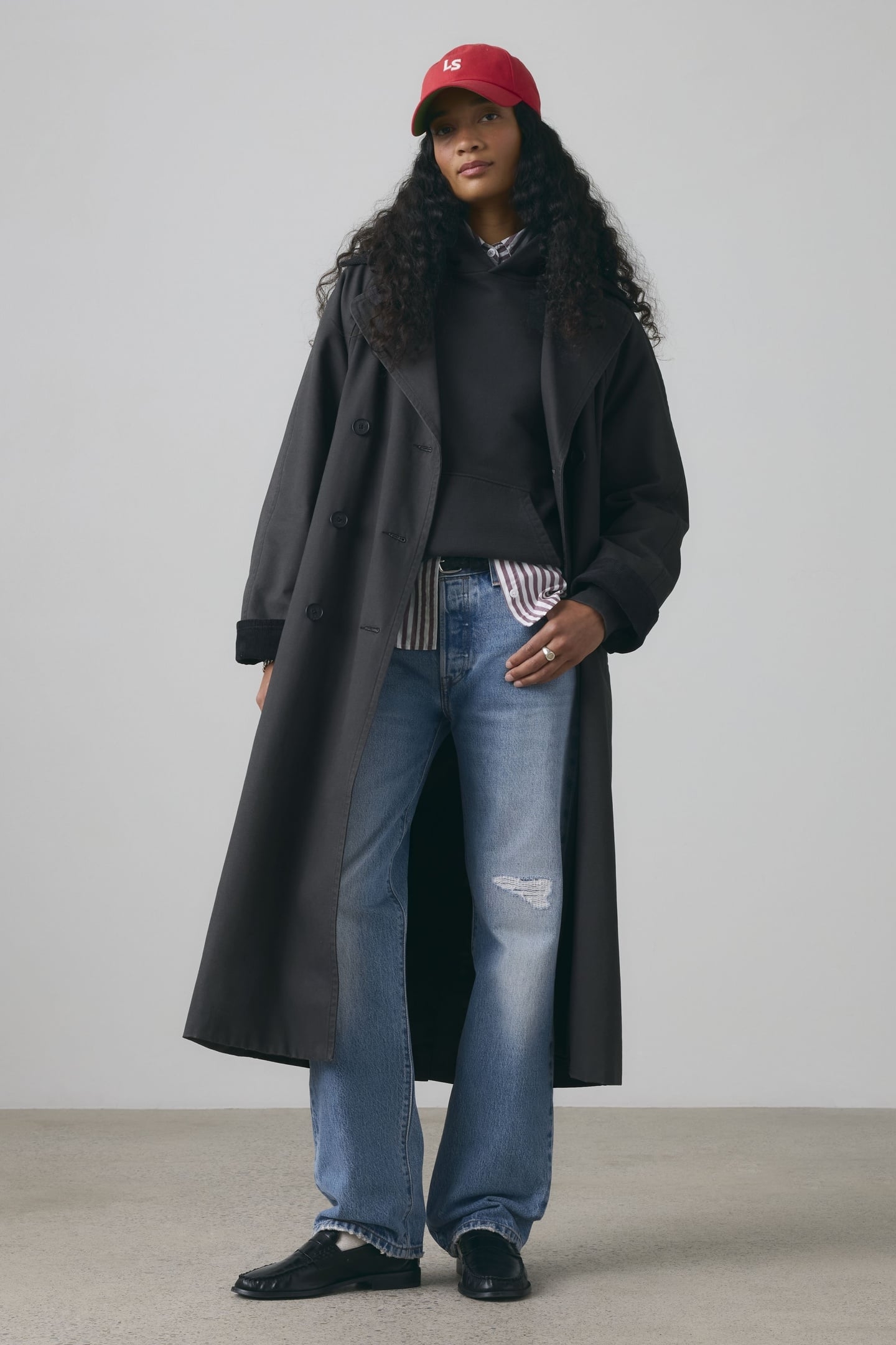 BREE BARN TRENCH COAT GREY 2