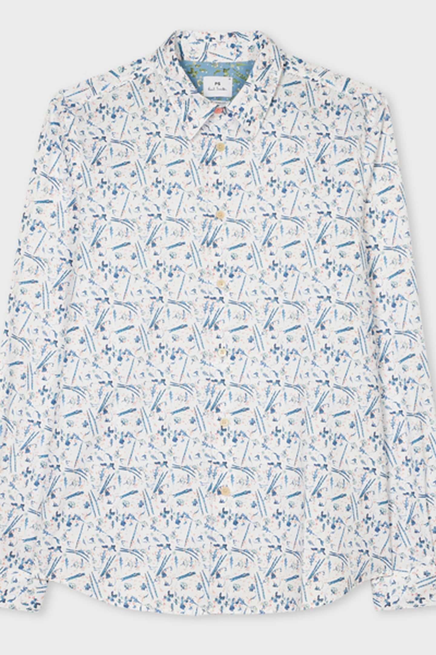 LS TAILORED FIT SHIRT WHITE 5