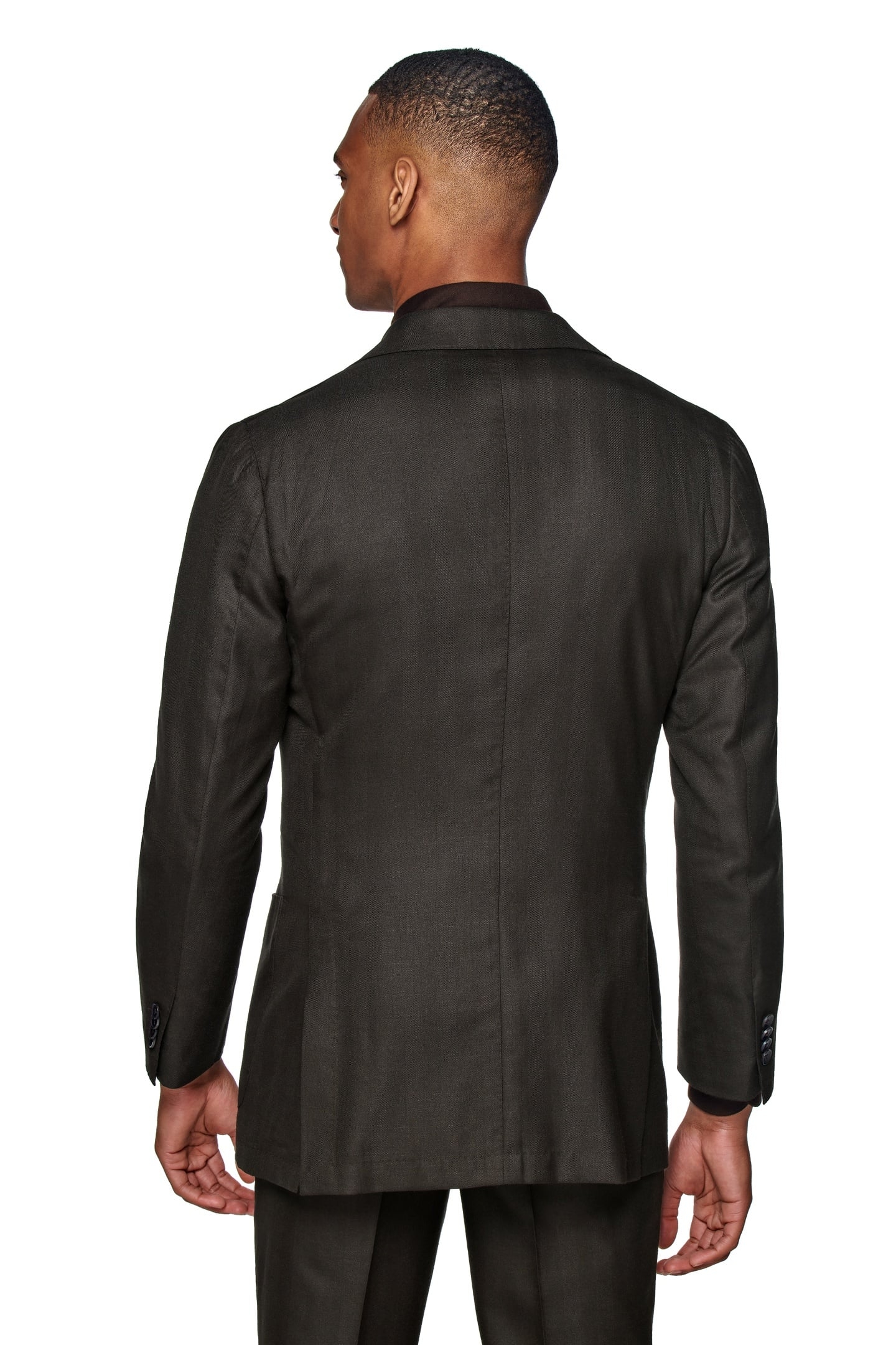 SUIT-D.BROWN-HERRINGBONE DARK BROWN 6