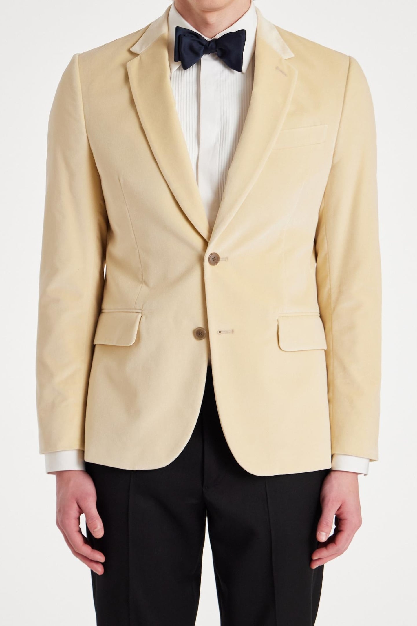 GENTS TAILORED FIT 2 BTN JACKET IVORY 1