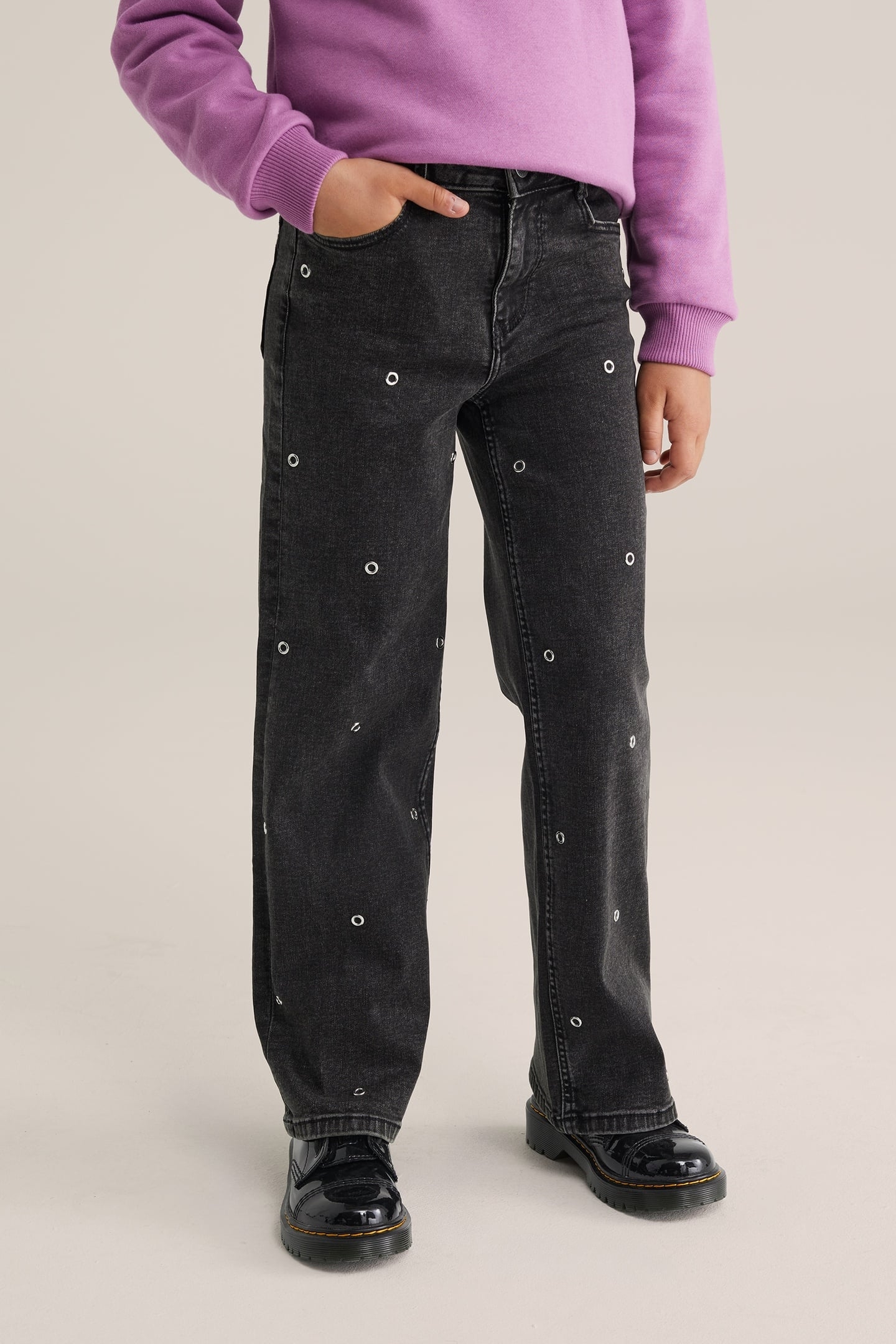 5-POCKET HIGH WAIST BLACK 1