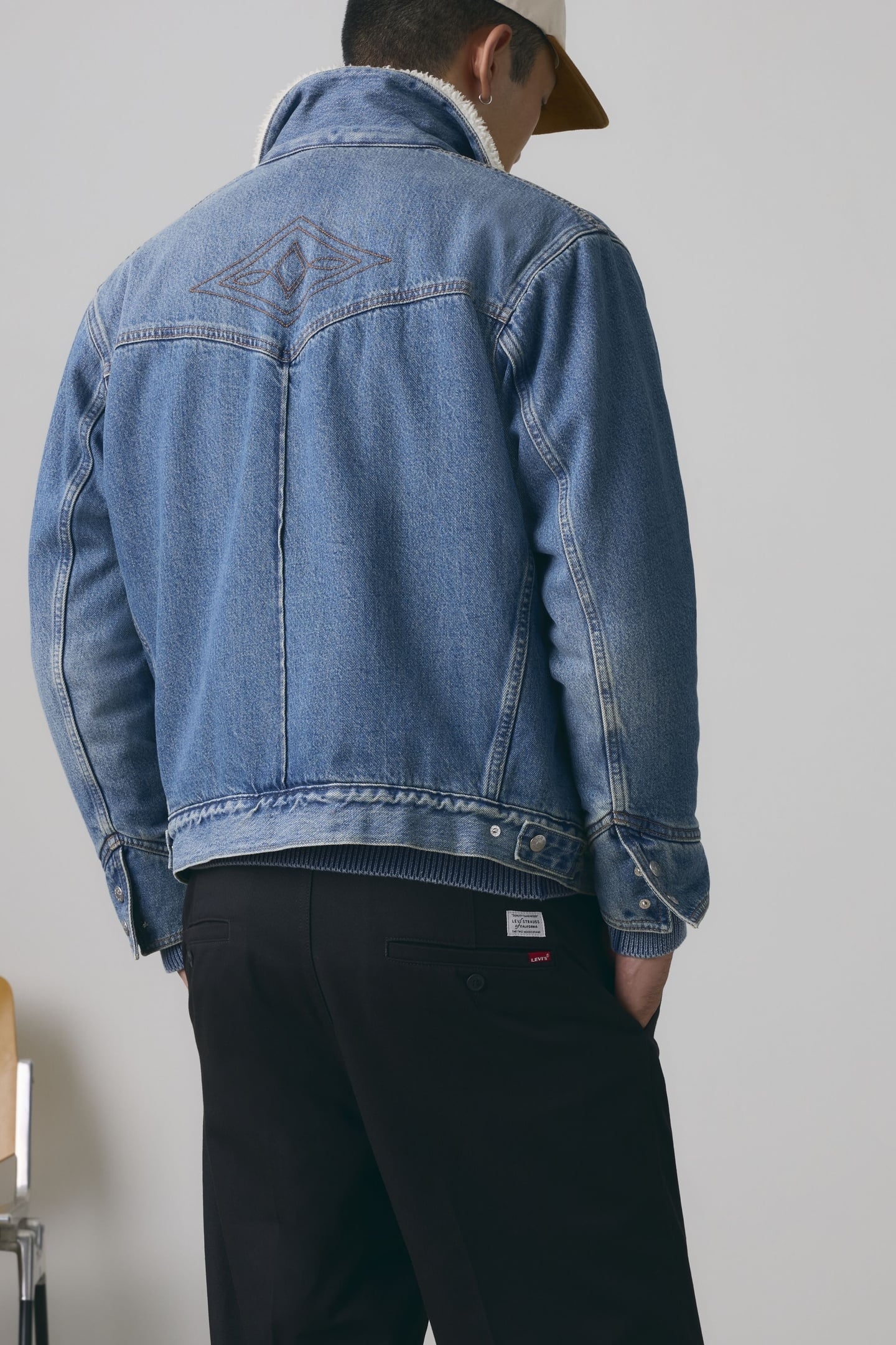 XX LOOSE STRAIGHT CHINOS BLACK 3