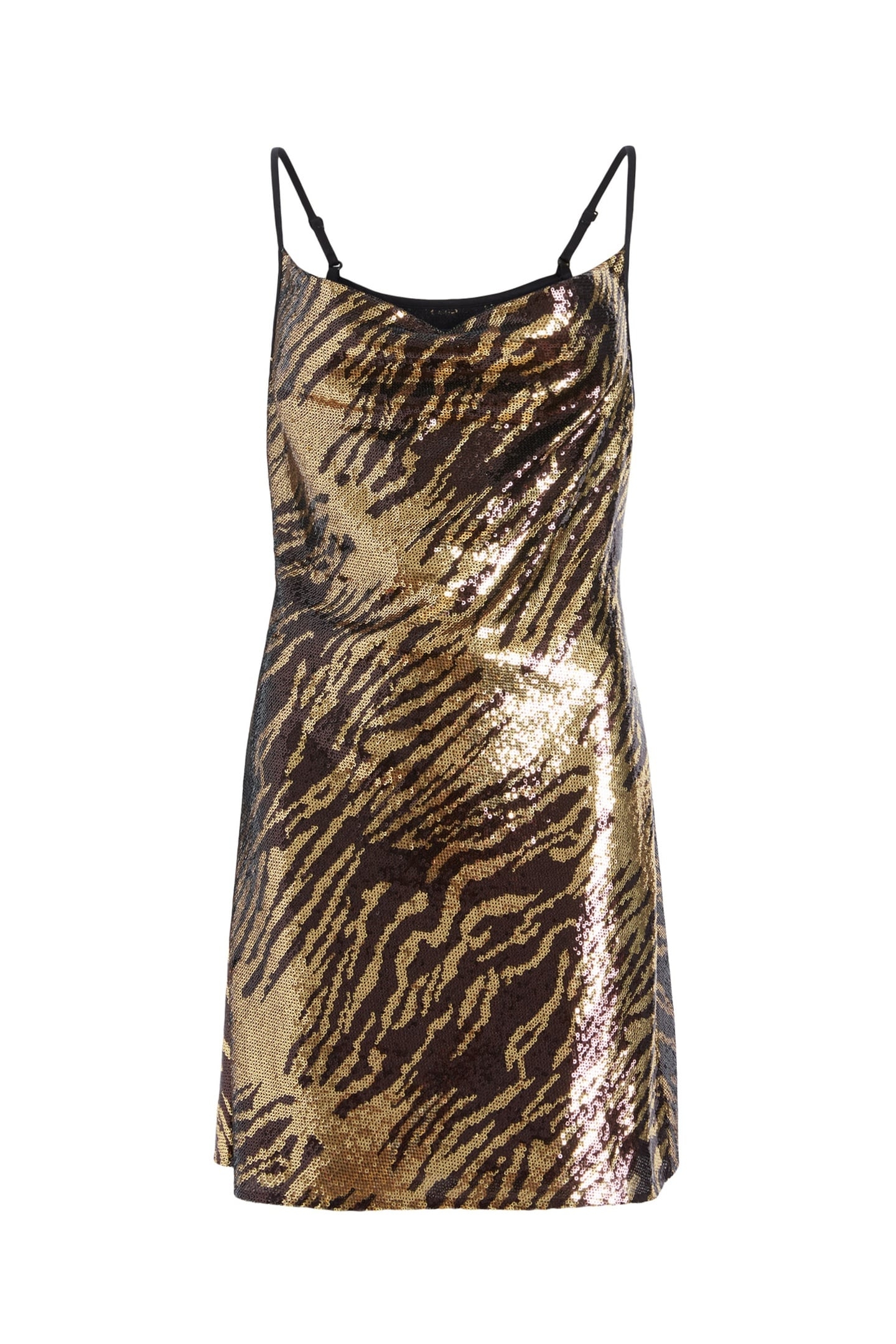 HADDI TIGER SEQ DRES GOLD/BLACK 4