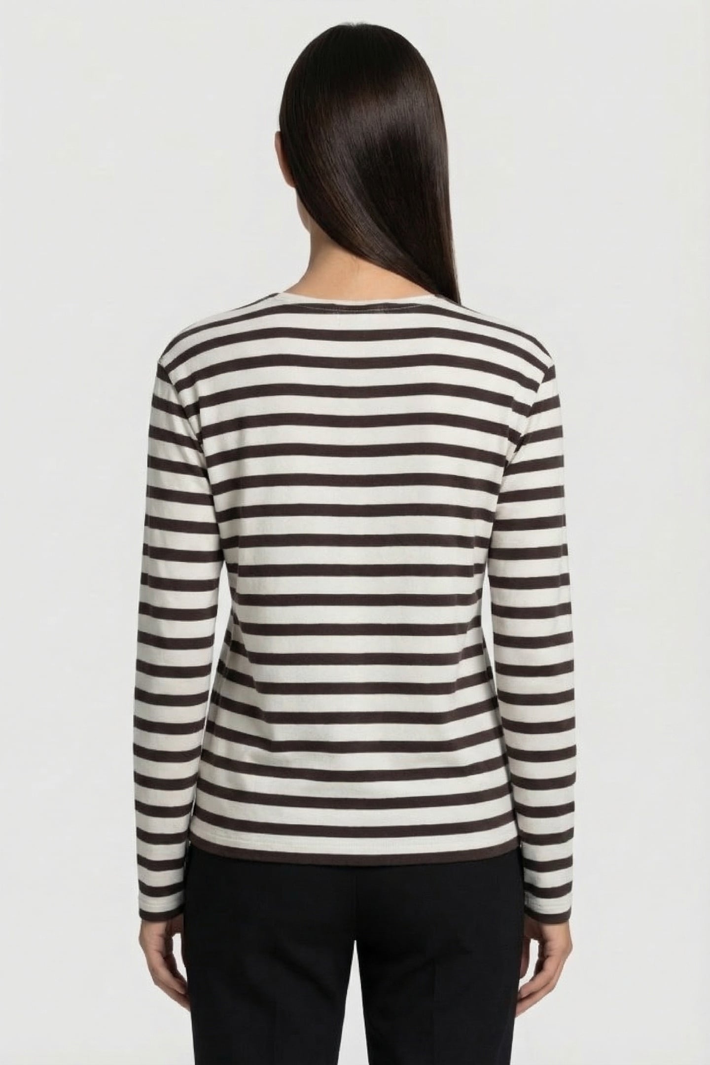 STRIPED LONGSLEEVE T-SHIRTS EBONY 2