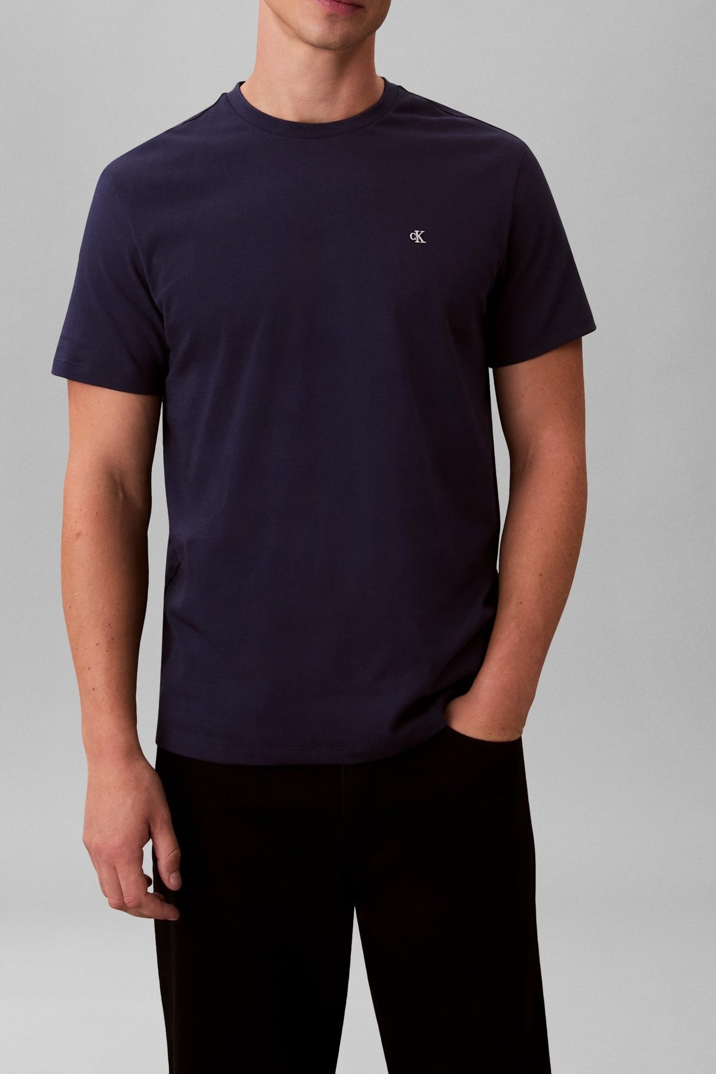 SS CLASSIC MONOGRAM TEE MARITIME BLUE 1