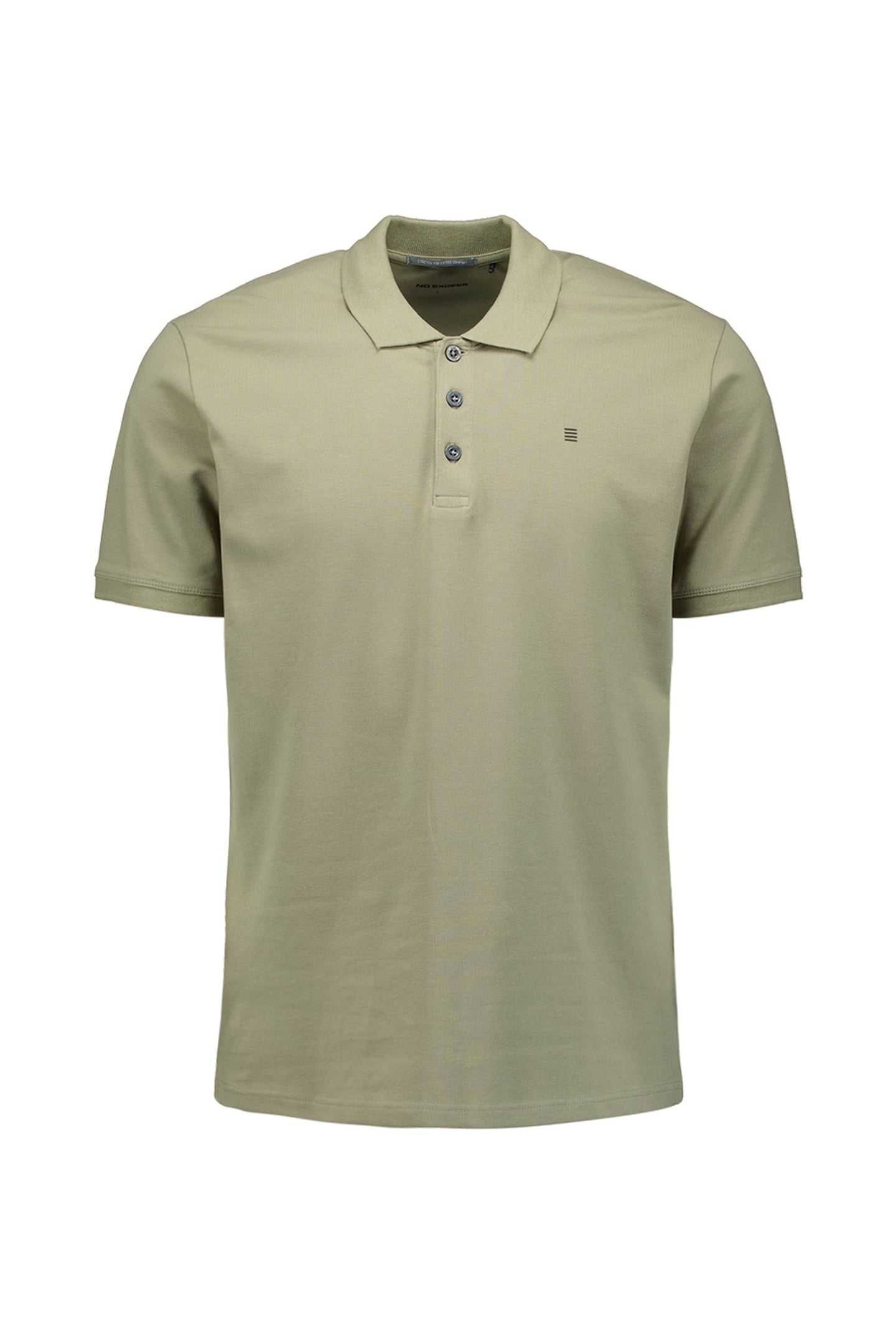 POLO PIQUE SOLID STRETCH LIGHT ARMY 5