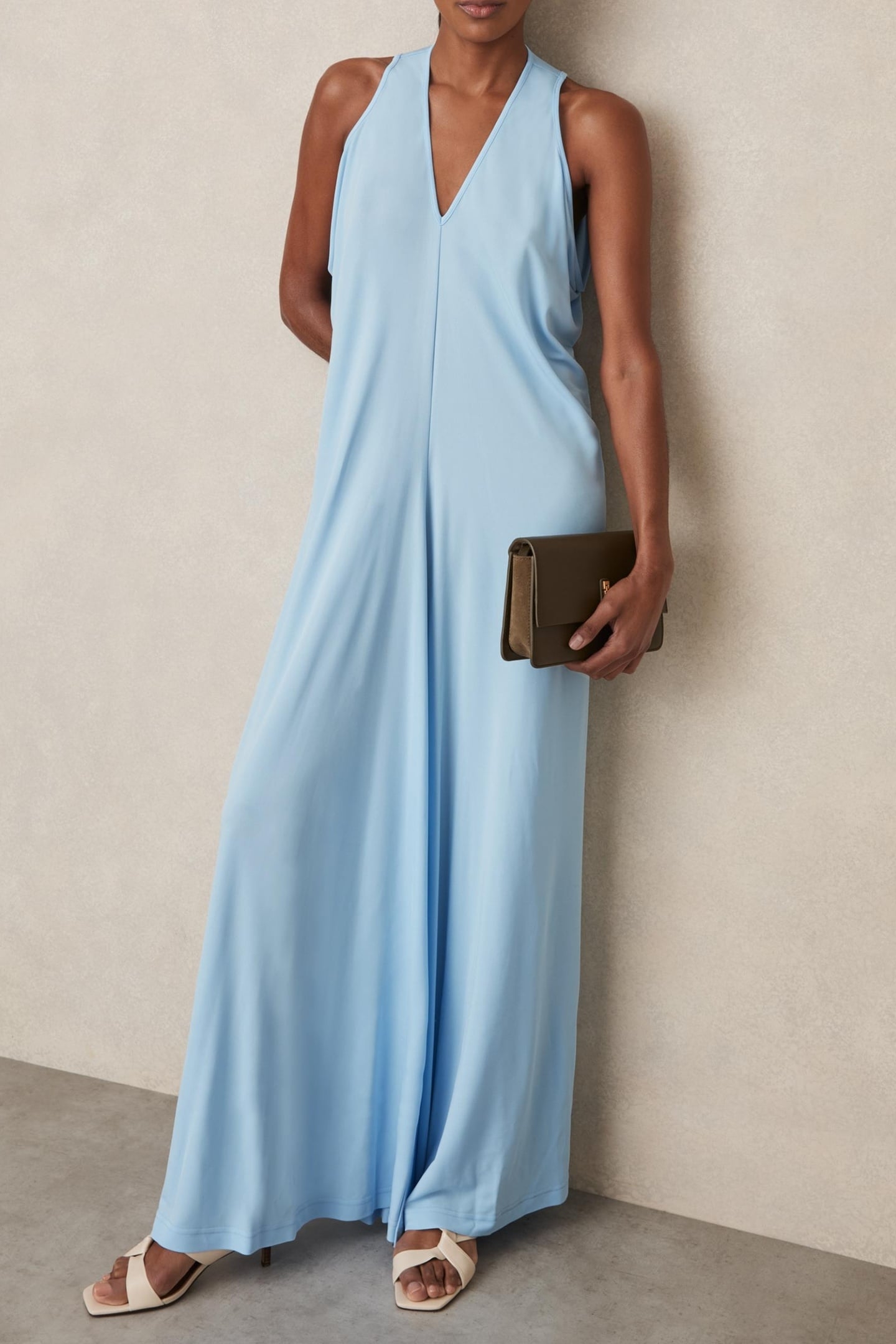 JERSEY MAXI DRESS BLUE 1