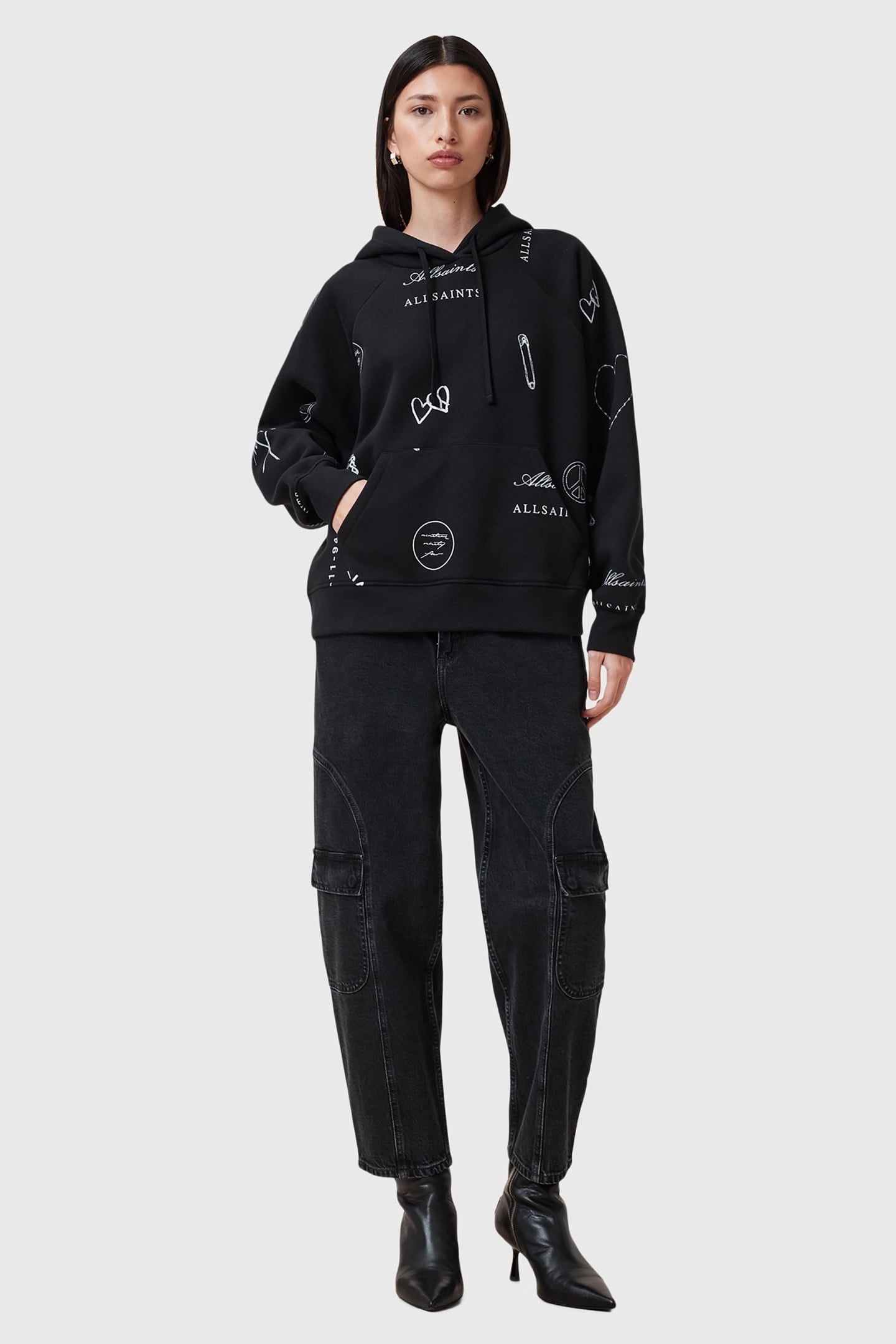 STINA TALON HOODY BLACK 2