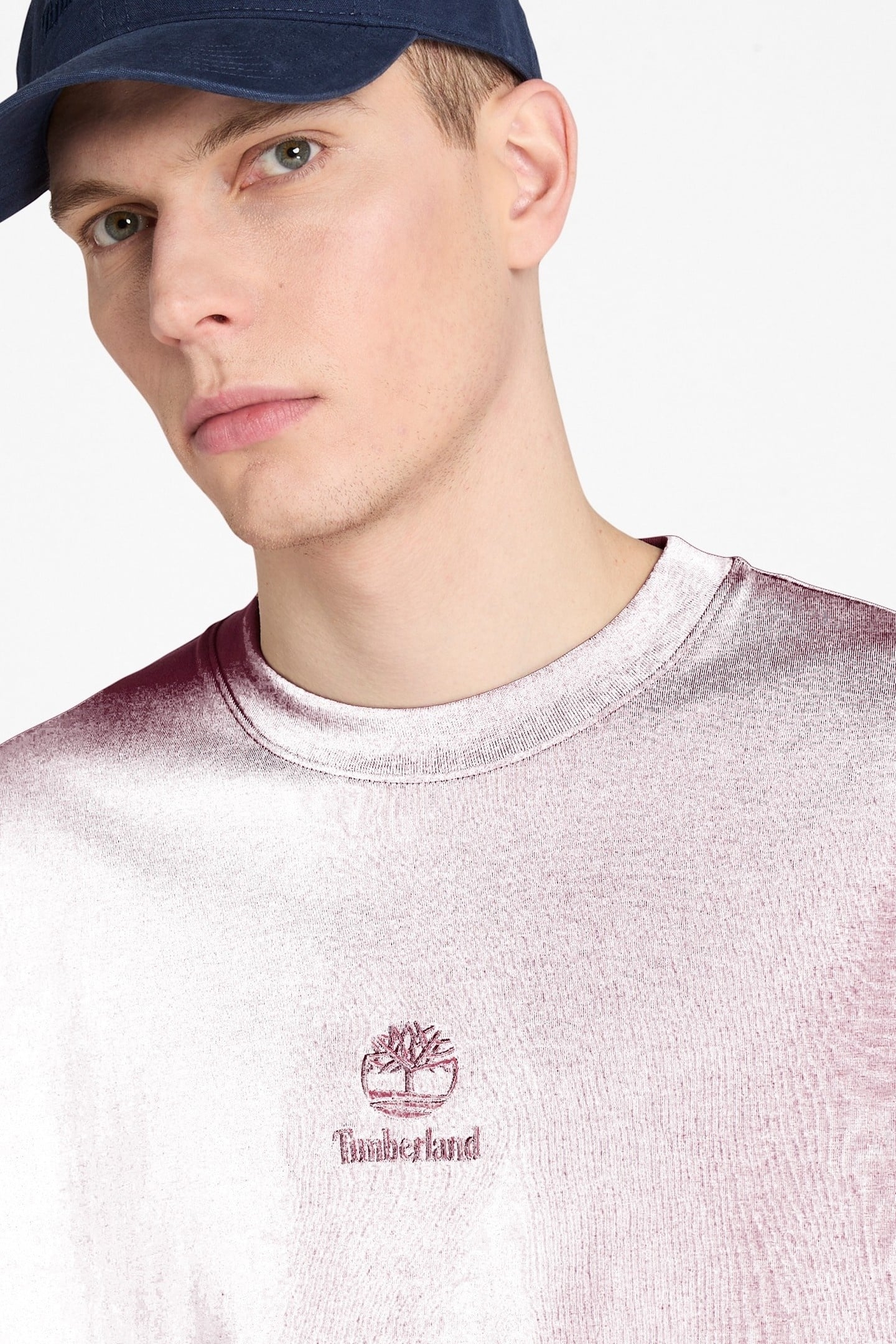 HAMPTHON TONAL STACK LOGO TEE BURGUNDY 4