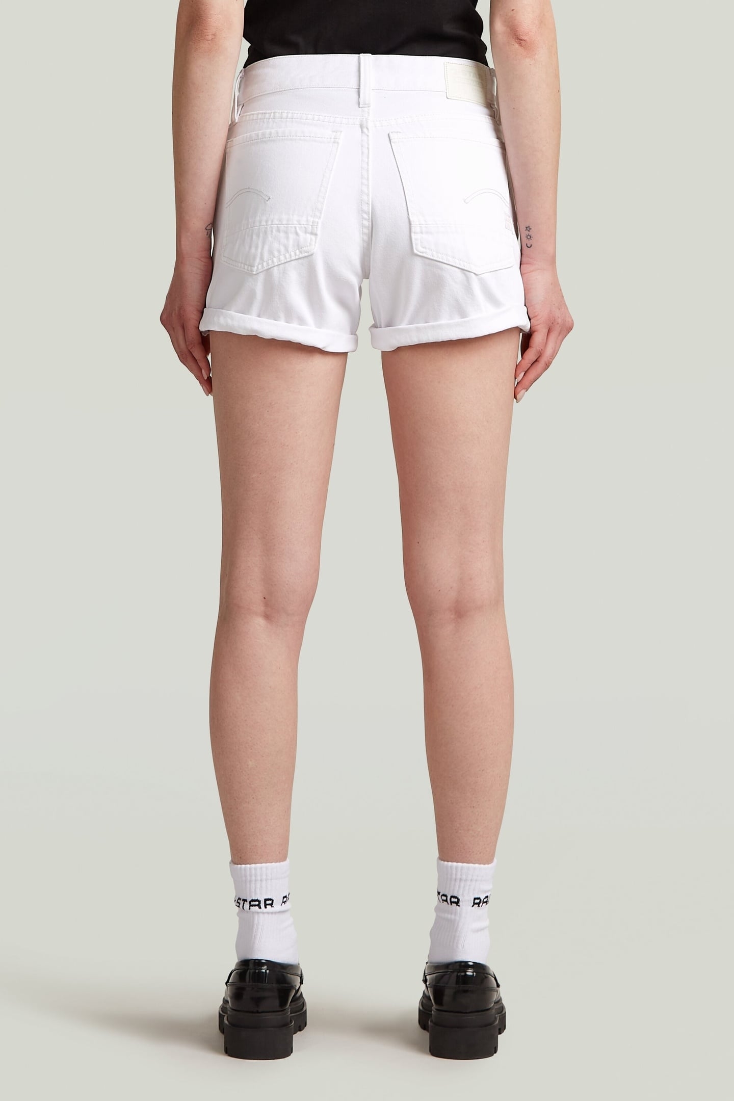 JUDEE SHORTS PAPER WHITE GD 3