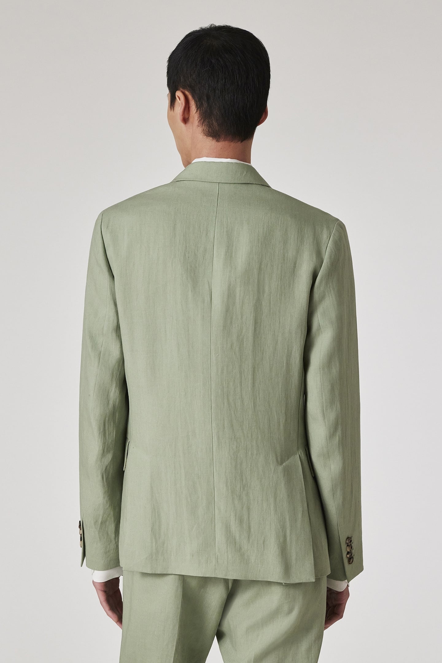 2 BUTTON JACKET LT GREYISH GREEN 3