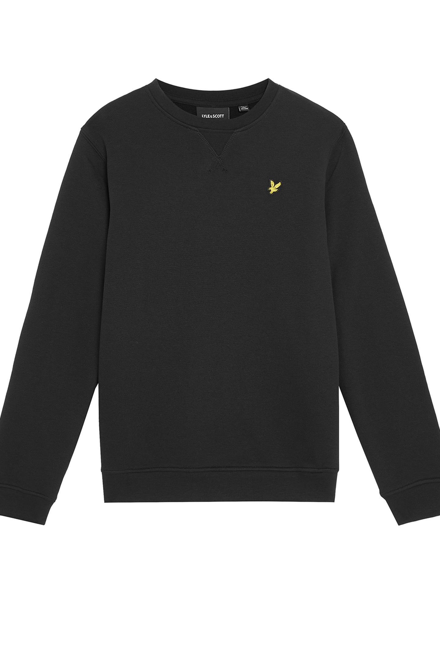 CREW NECK SWEATSHIRT JET BLACK 1