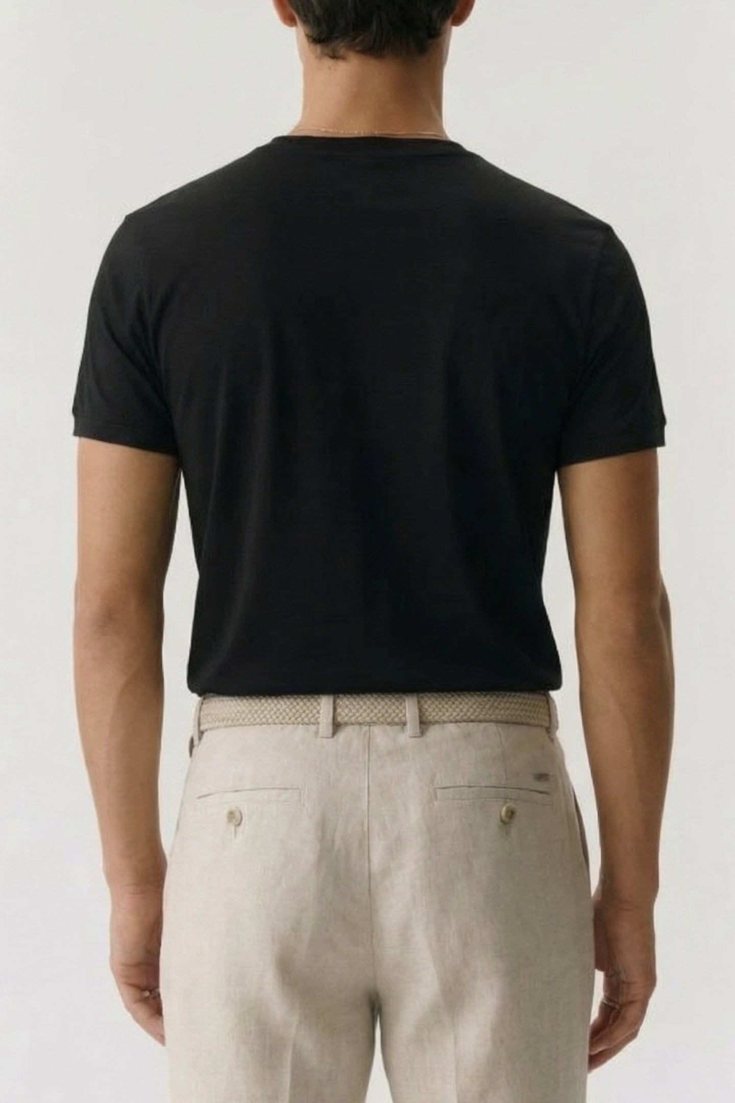 MARCIANO BY GUESS CN SS TEE WITH CONTRAST JET BLACK 3