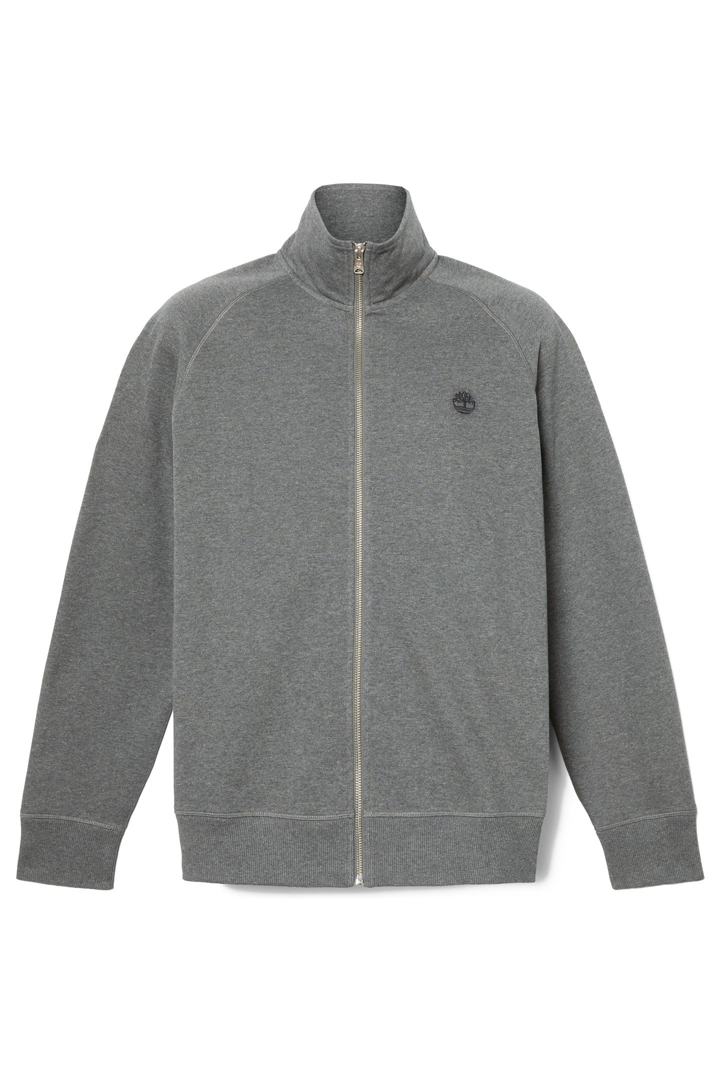 EXETER RIVER BRUSHED BACK FULL ZIP FUNNEL NECK DARK GREY 3