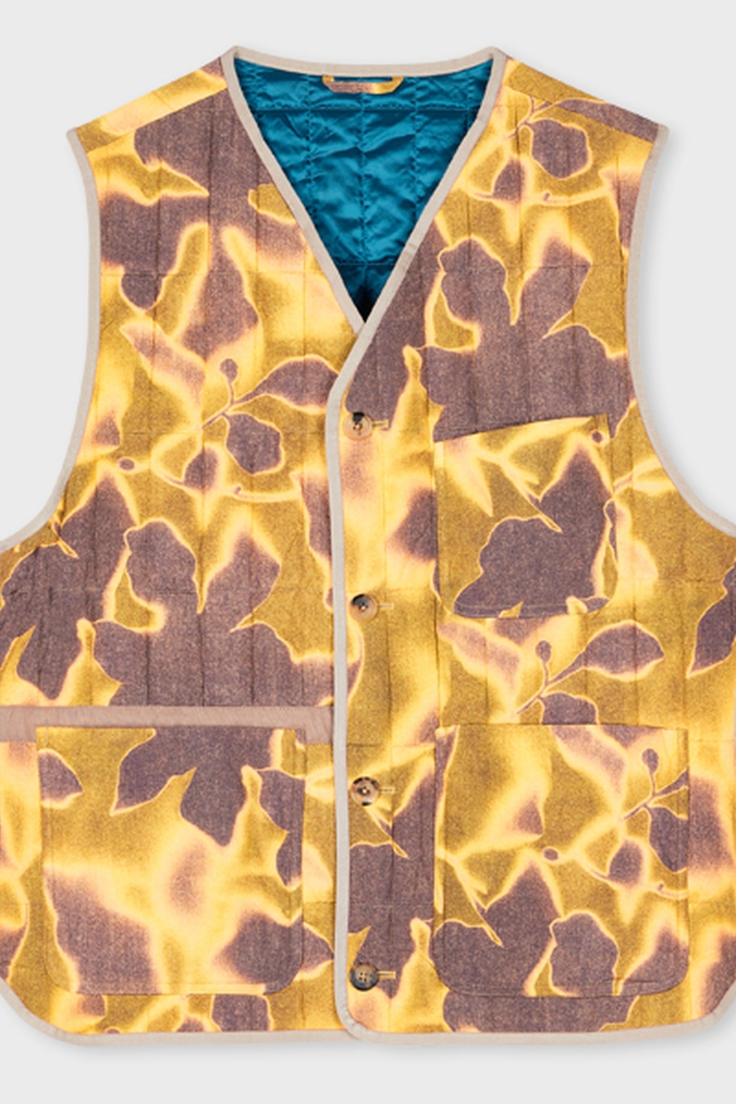 QUILTED GILET YELLOW 5