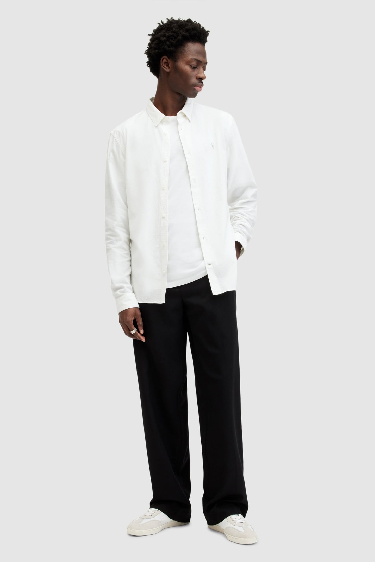 LOVELL LS SHIRT WHITE 1