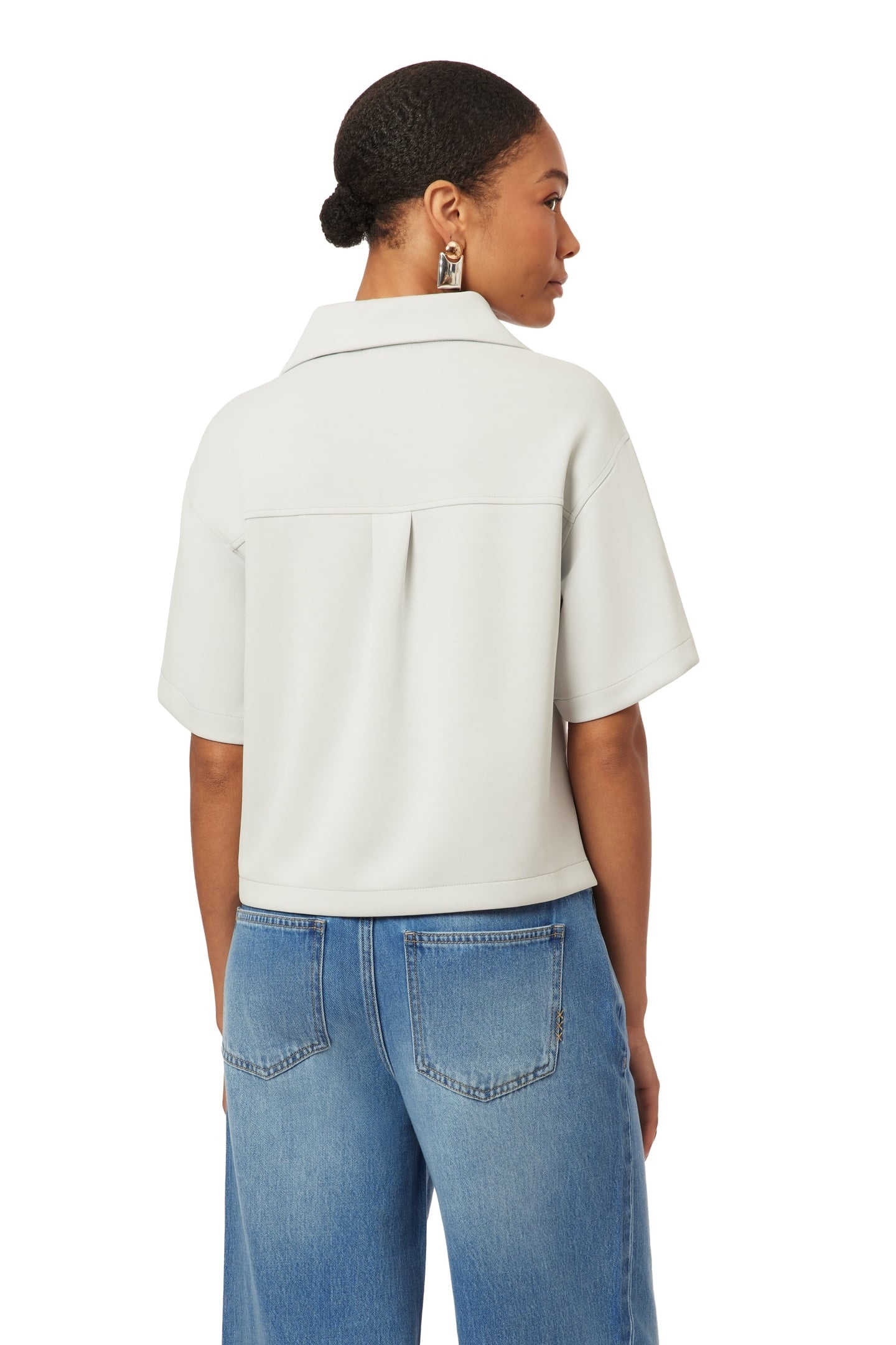 QUARTER ZIP TEE LUNAR ROCK 3