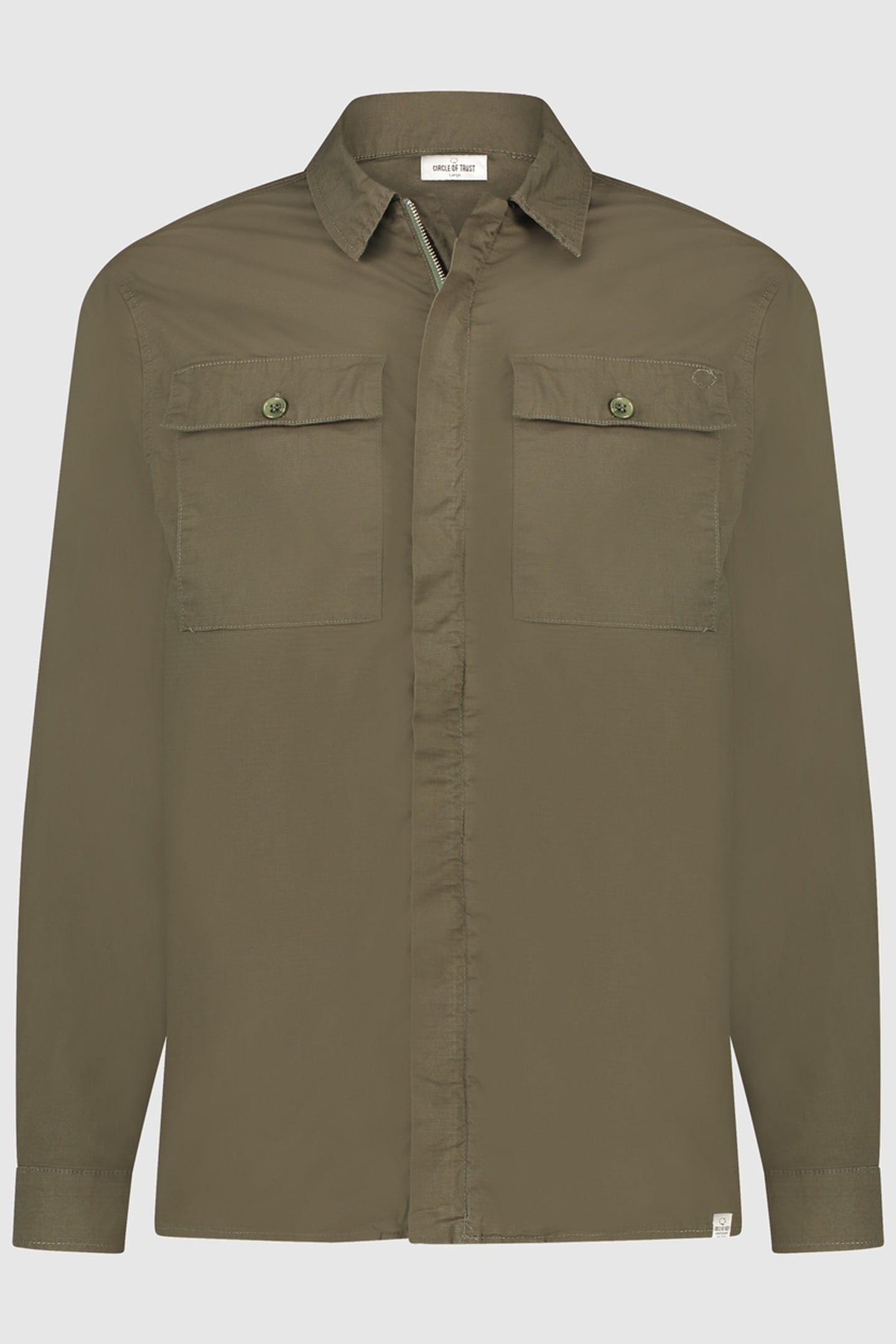 HAMILTON OVERSHIRT OLIVE LEAF 1