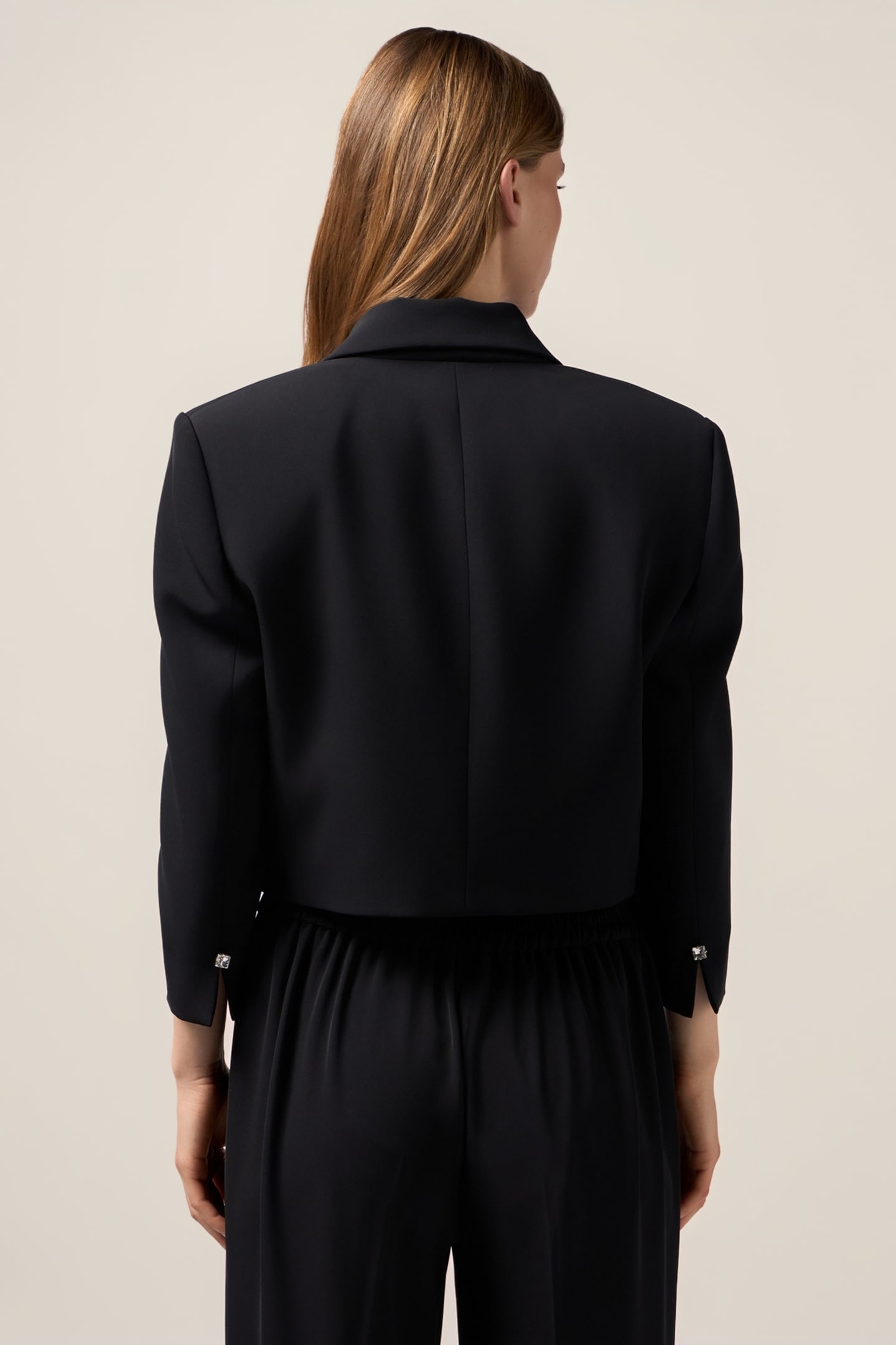 CROPPED BLAZER BLACK 2