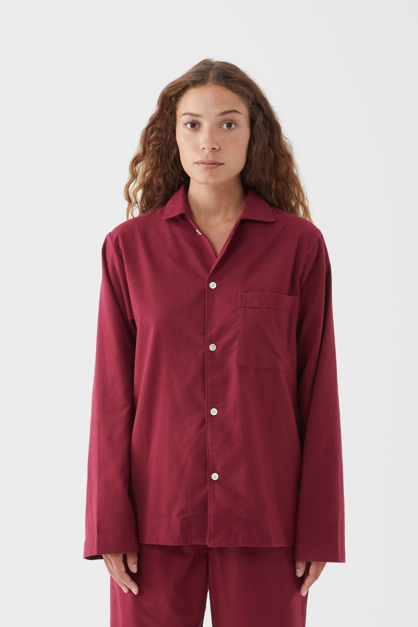UNISEX FLANNEL, PYJAMAS SHIRT BEYOND RED 1