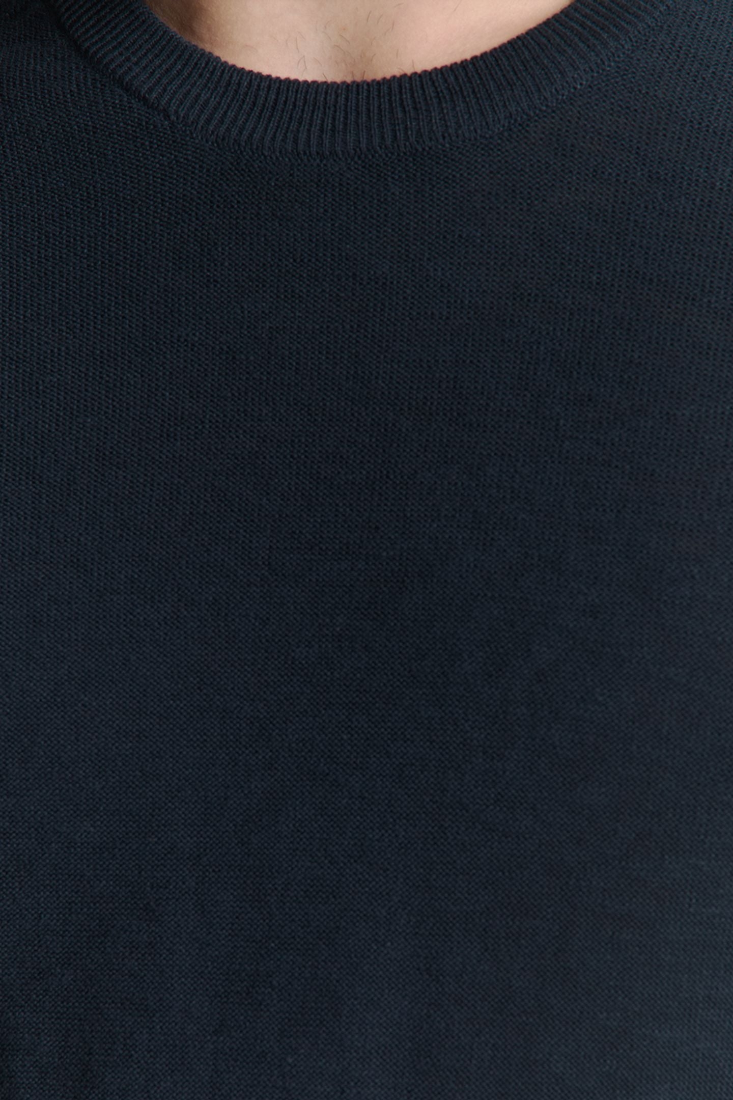 PULLOVER SHORT SLEEVE CREWNECK SOLID SLUB KNIT NIGHT 7