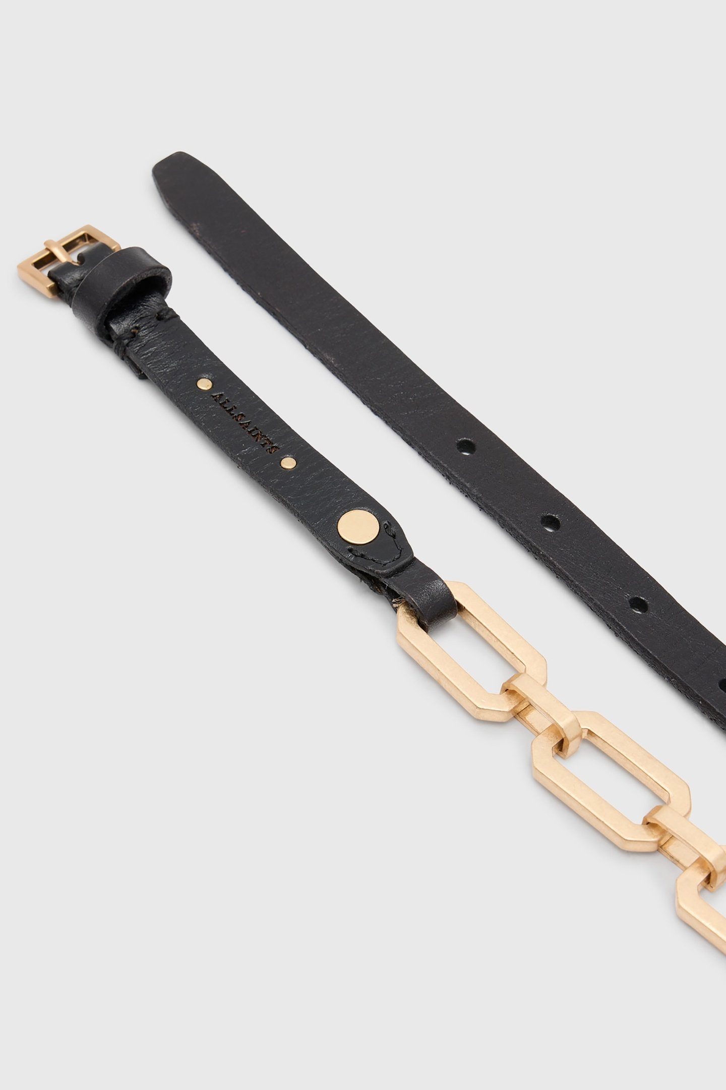 HELLY CHAIN BELT BLACK/WARM BRASS 4