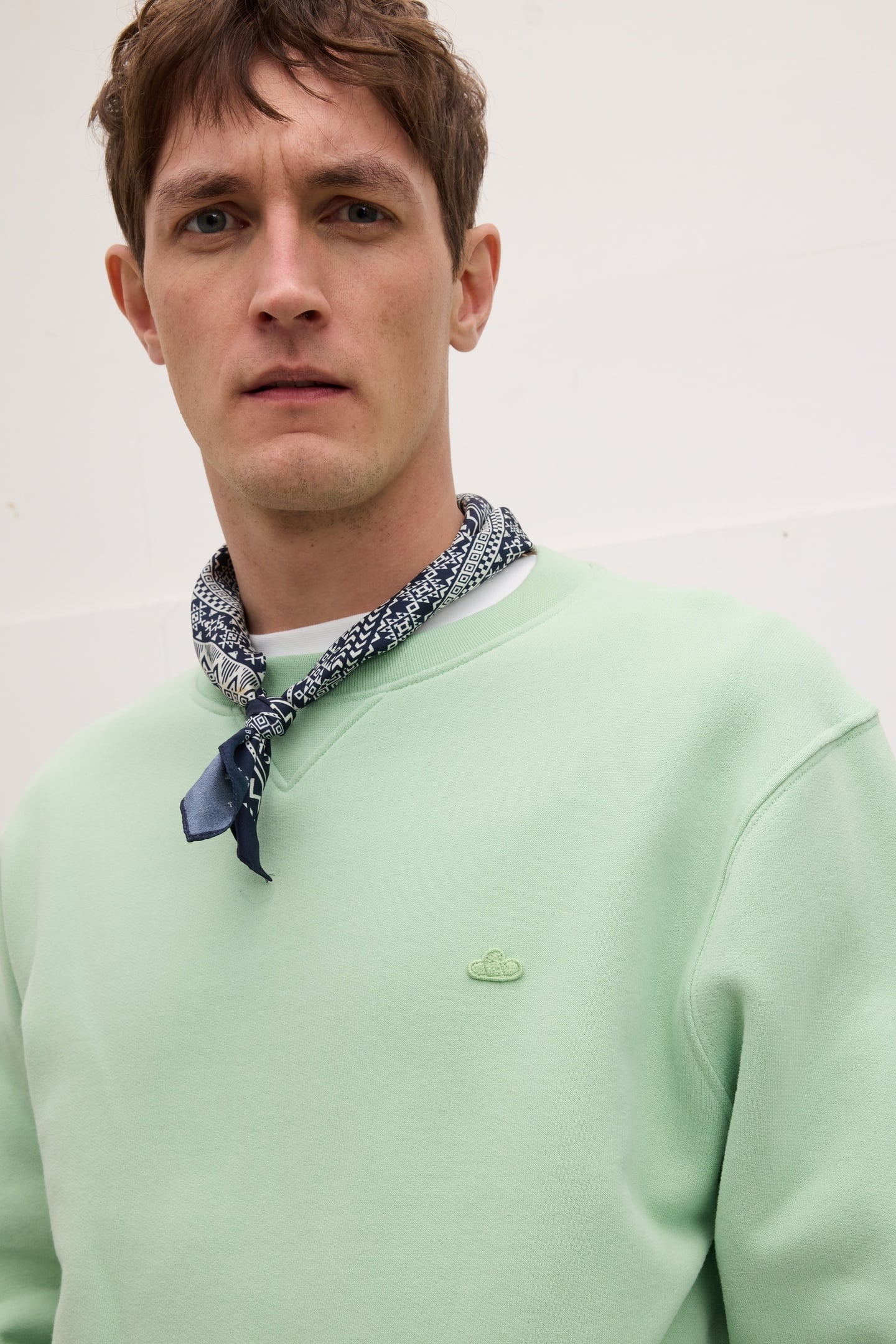 LIAM SWEATER MID GREEN 5