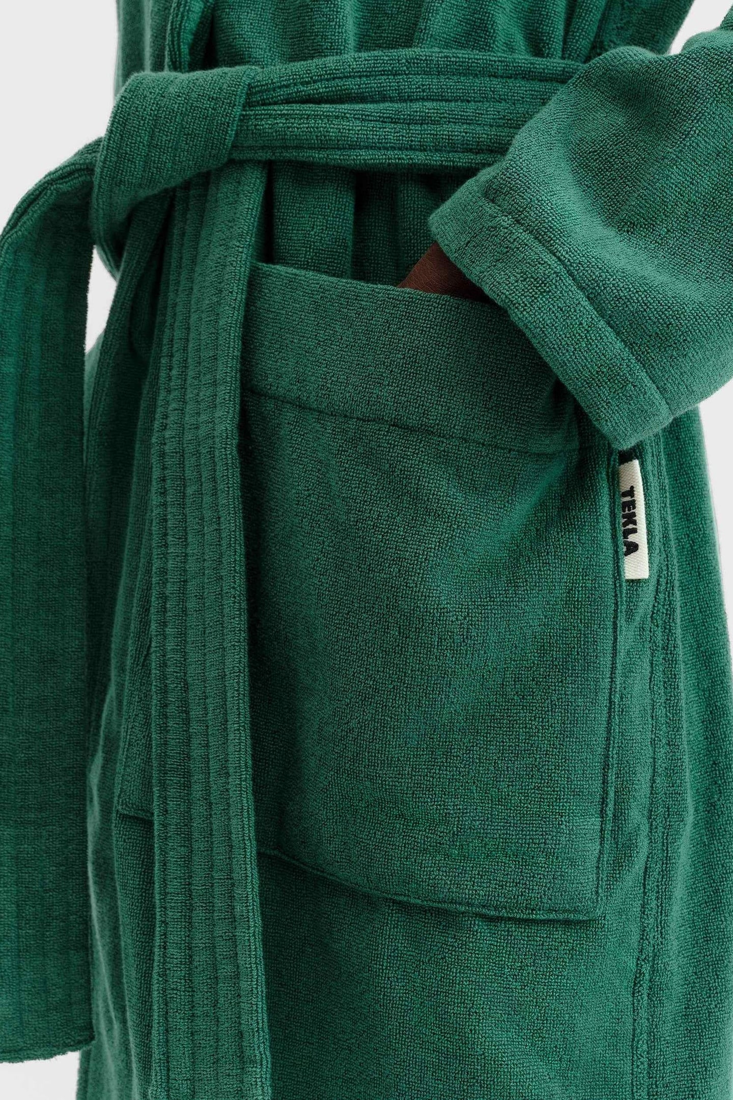 UNISEX CLASSIC BATHROBE TEAL GREEN 8
