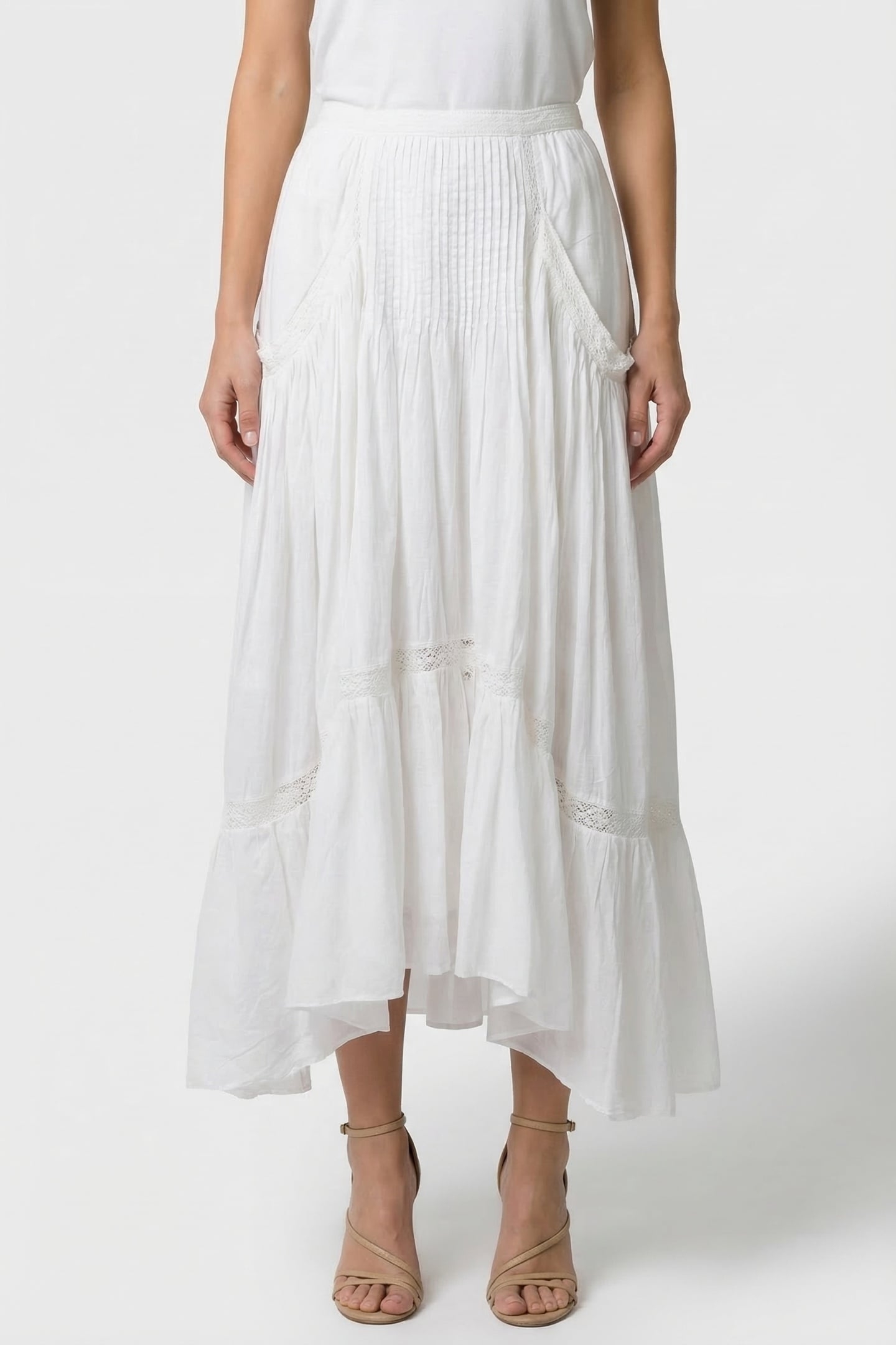 MUGIANA SKIRT WHITE 1