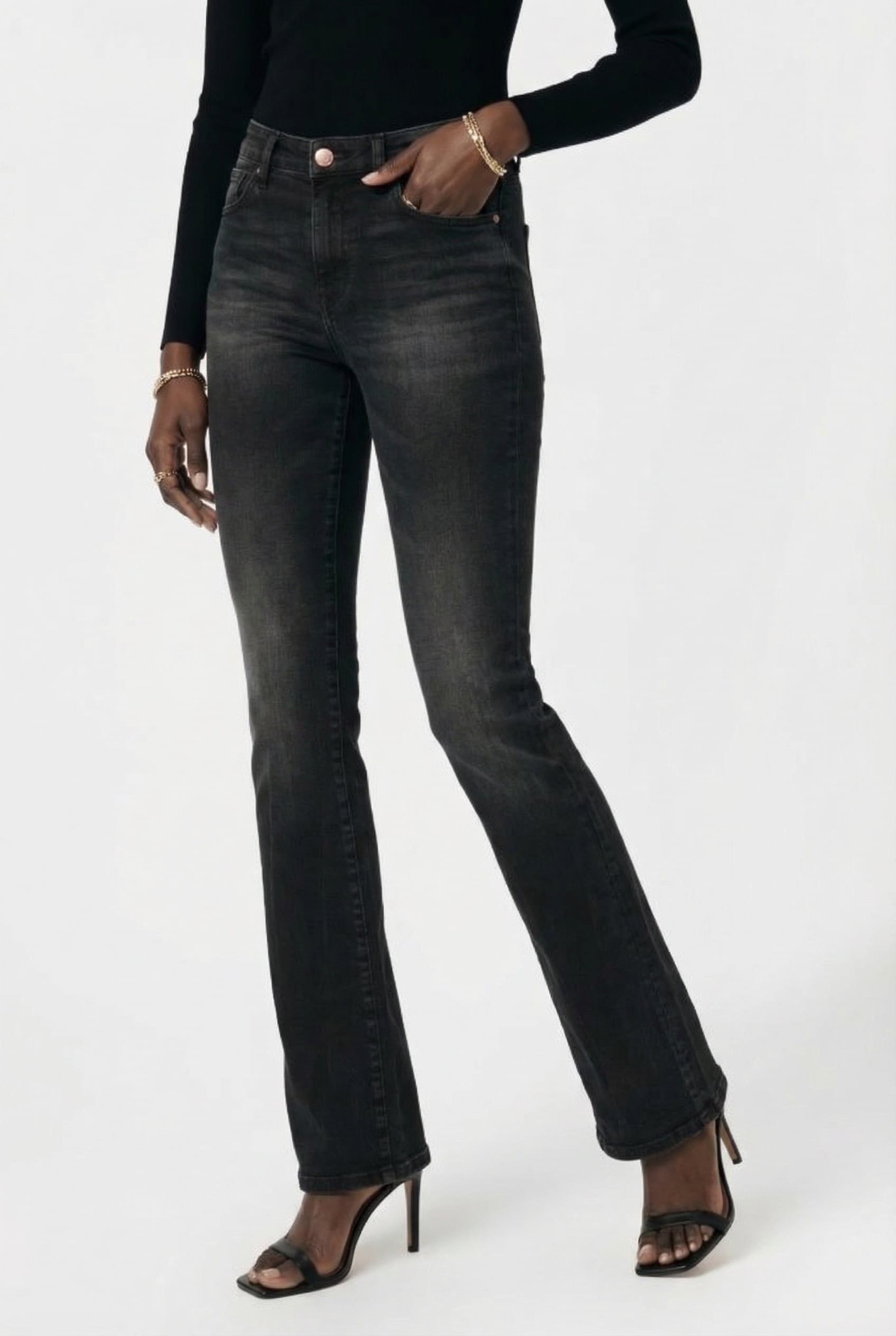 FAYE JEANS BLACK STONE 1