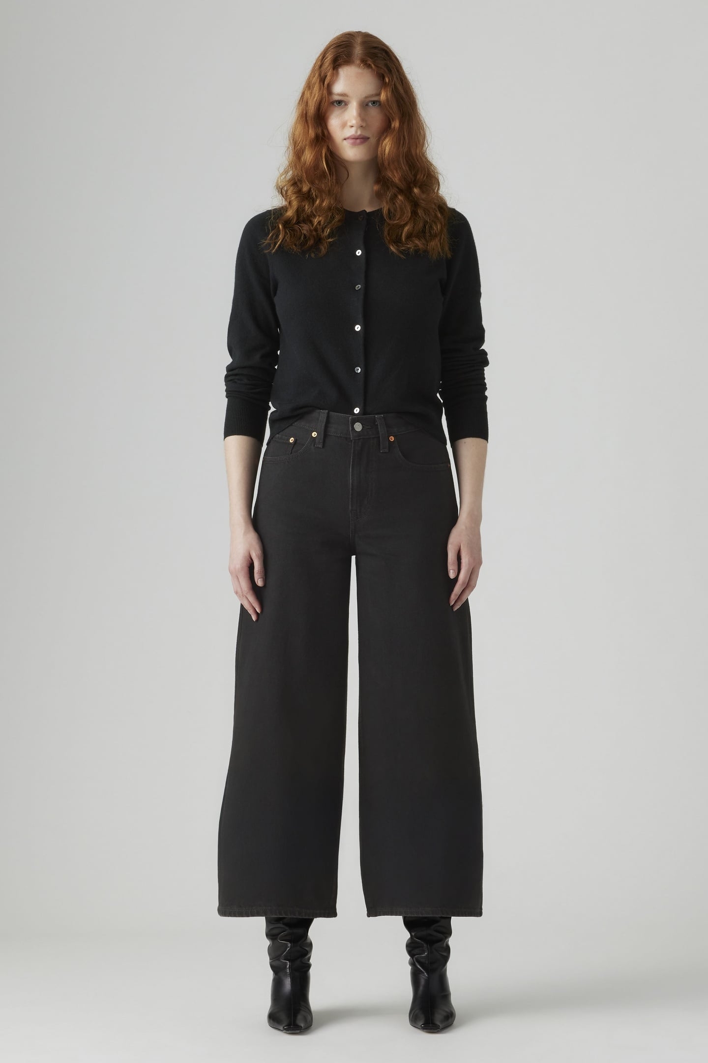 XL CULOTTE WOMEN'S JEANS BLACK 2