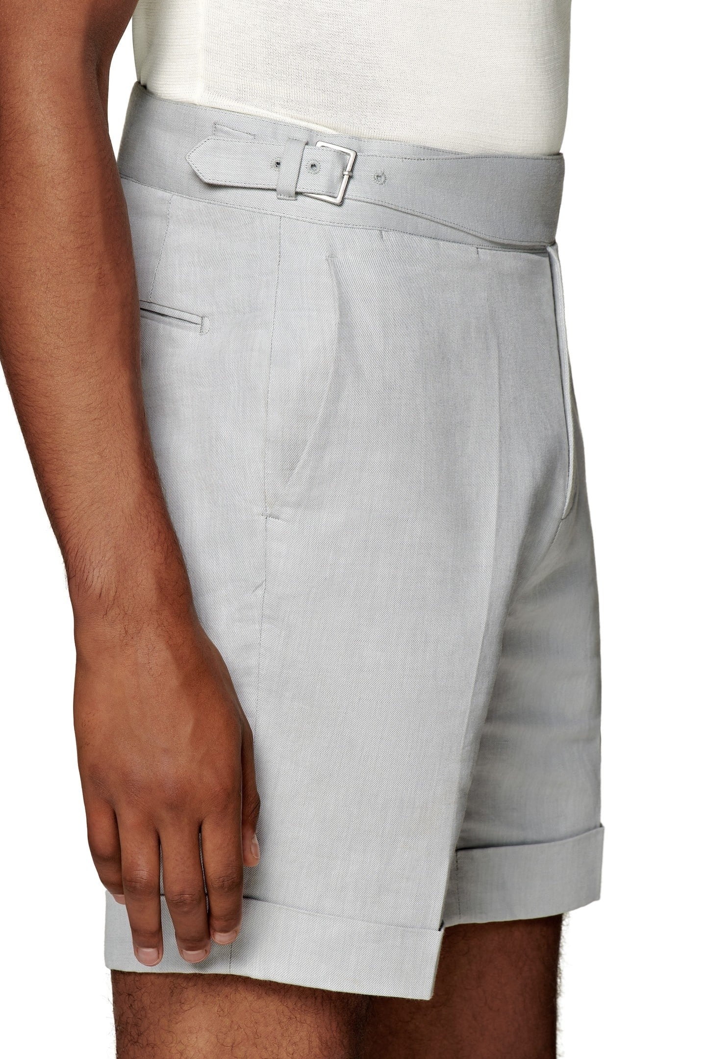 FELLINI SHORTS LIGHT GREY LIGHT GREY 7