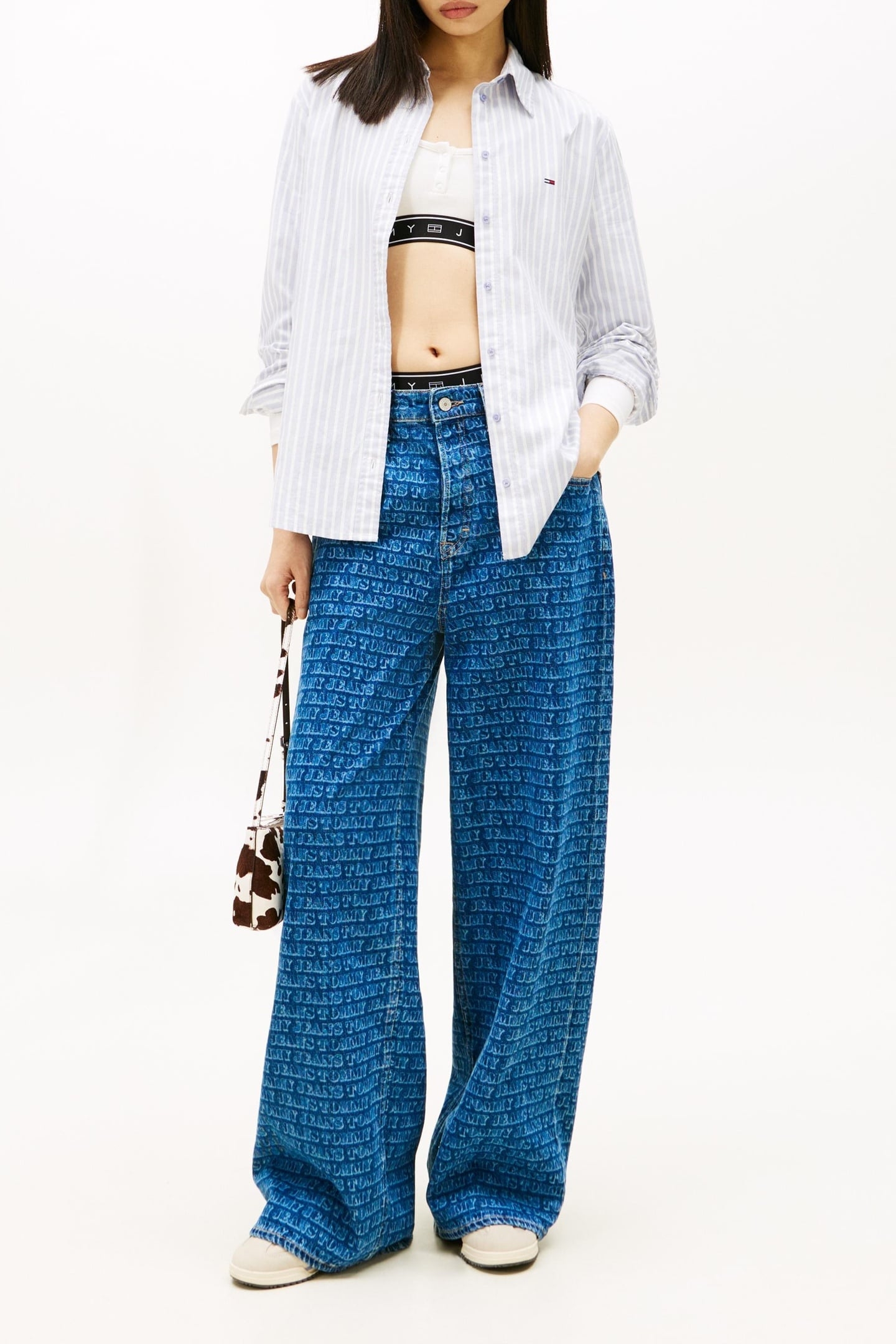 REGULAR OXFORD SHIRT PERIWINKLE DUSK/STRIPE 1