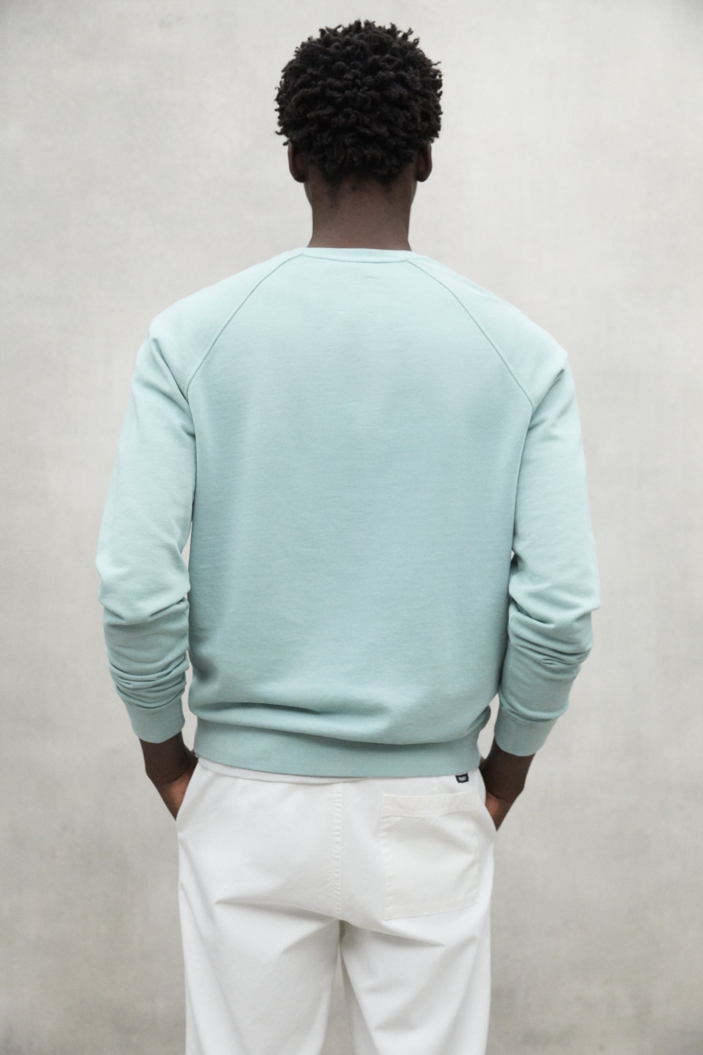 BERJAALF SWEATSHIRT WASHED GREEN 5