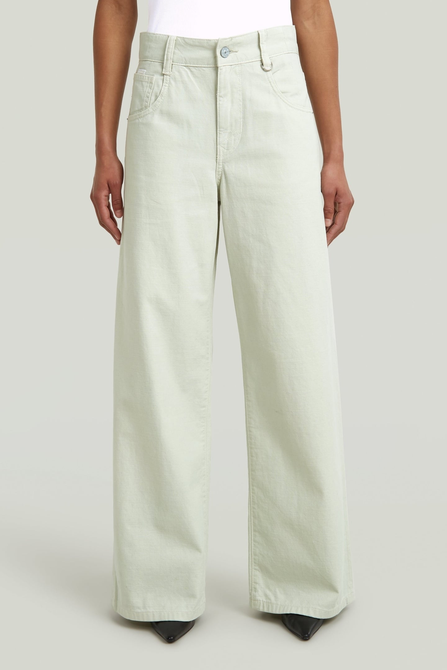 SKATER HIGH LOOSE JEANS APPLETINI GD COATED 2