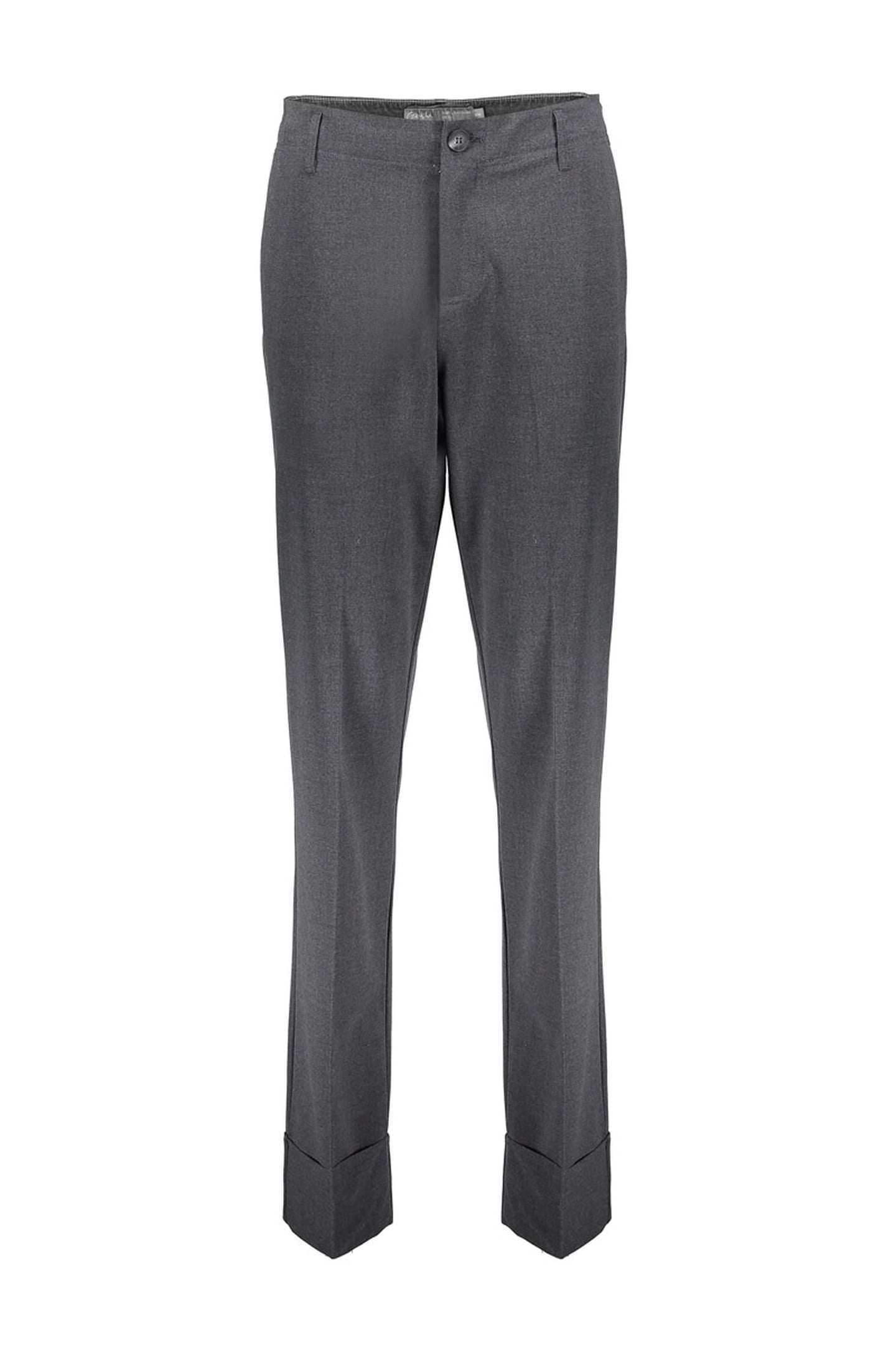 PANTS BIG TURN-UP GREY MELANGE 1