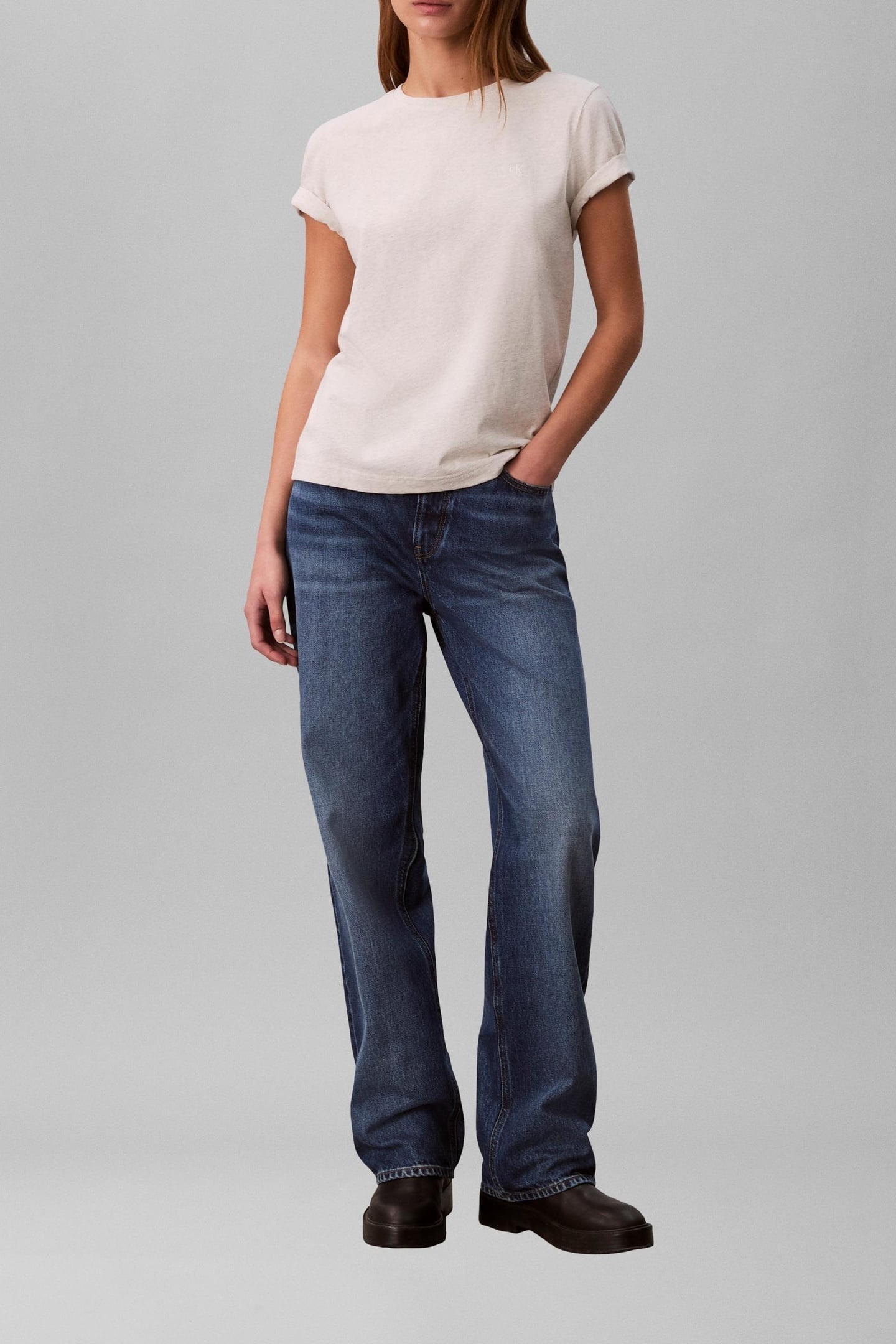 ARCHIVE JERSEY CREW HEROIC GREY HEATHER 2