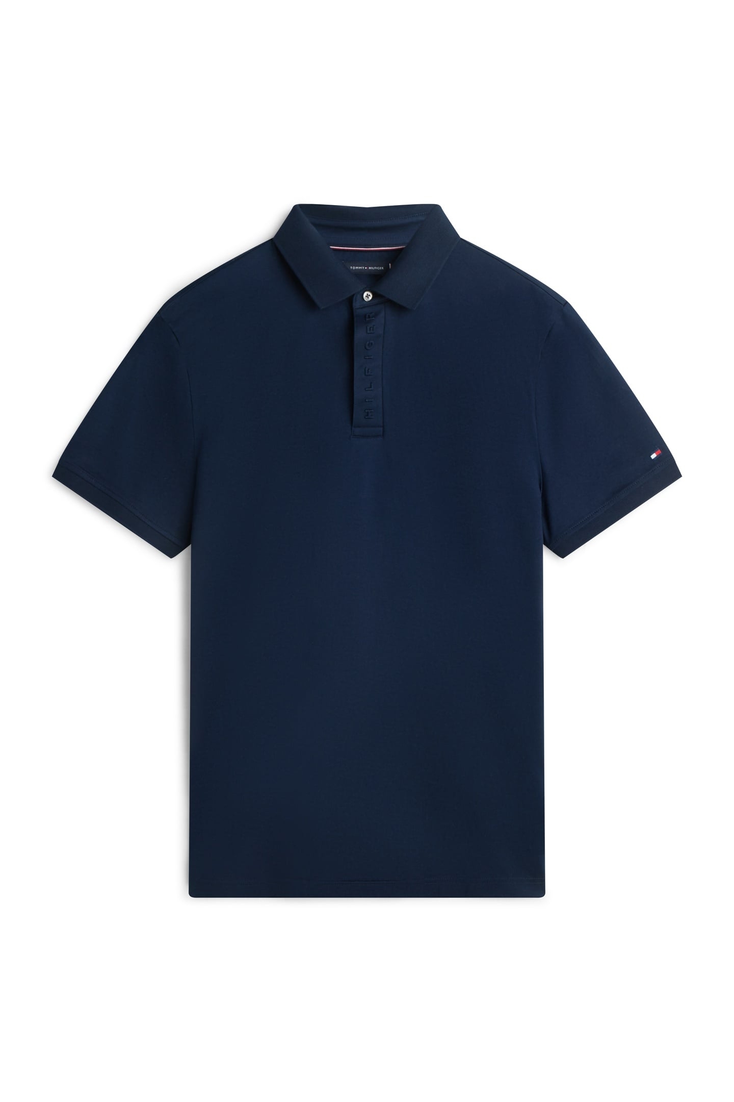 HIDDEN PLACKET DETAIL POLO DARK NIGHT NAVY 3