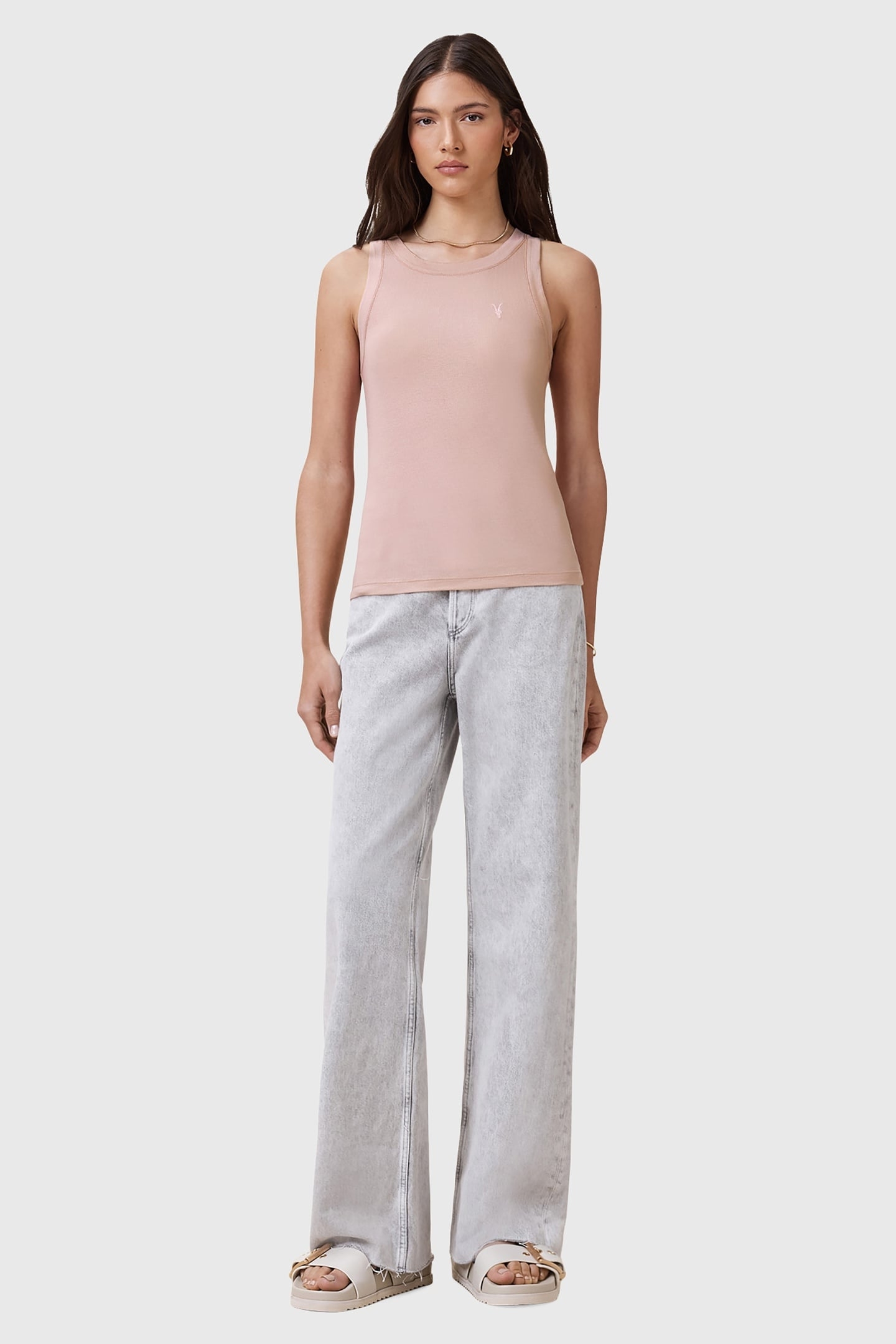 RINA RAMSKULL TANK ROSE DUST PINK 1