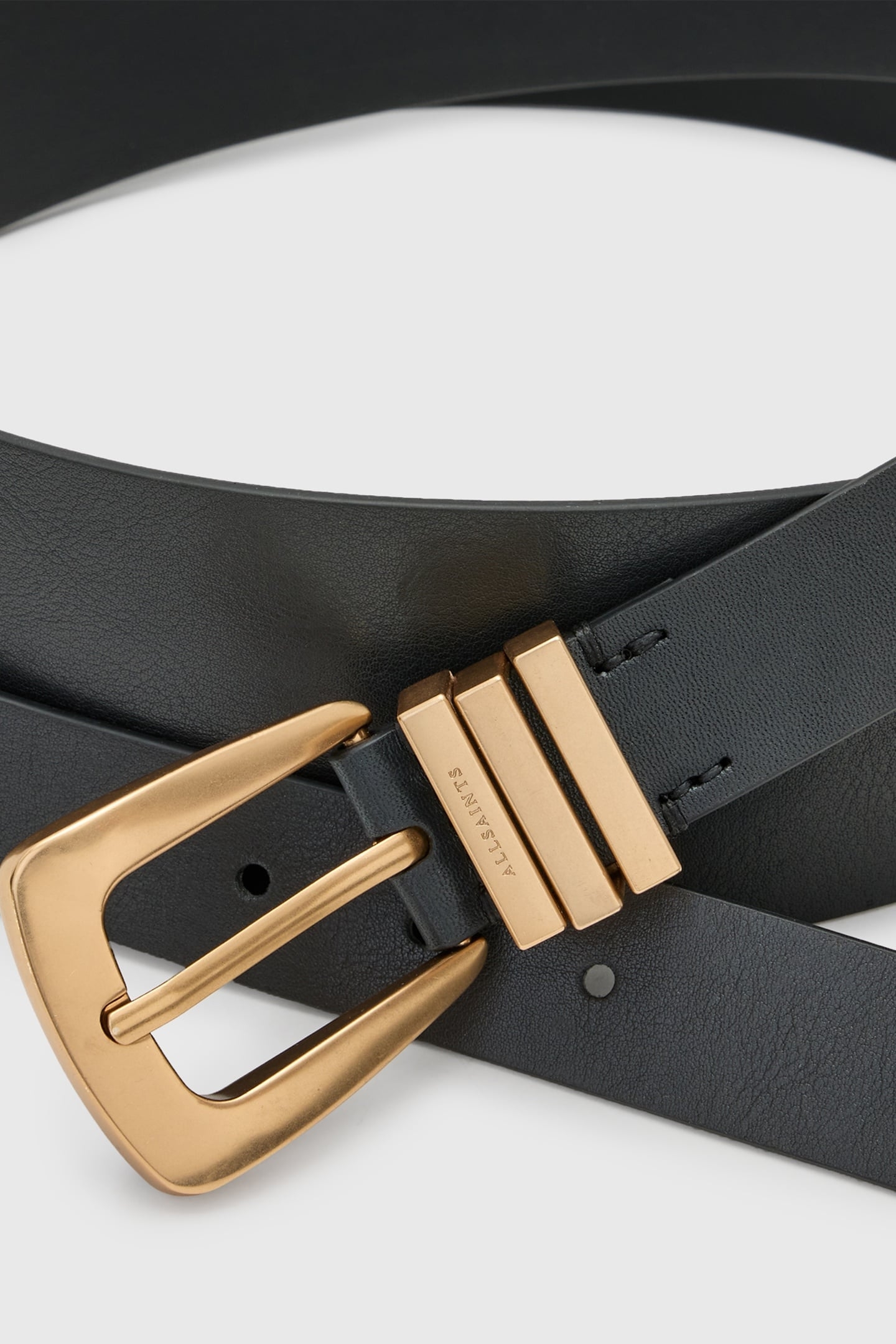 TRINITY ALCOR BELT BLACK/WARM BRASS 6