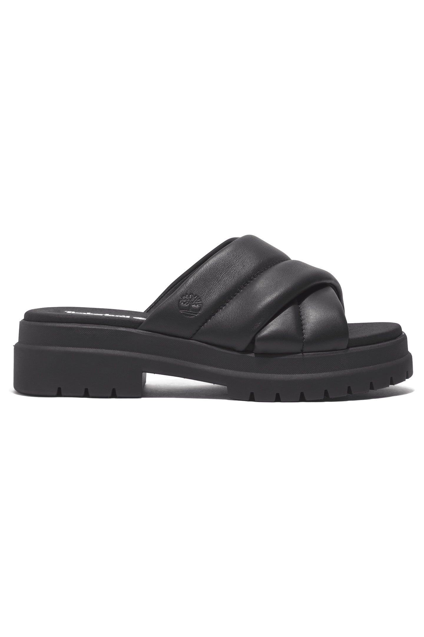 LONDON VIBE SLIDE SANDAL BLACK FULL GRAIN 1