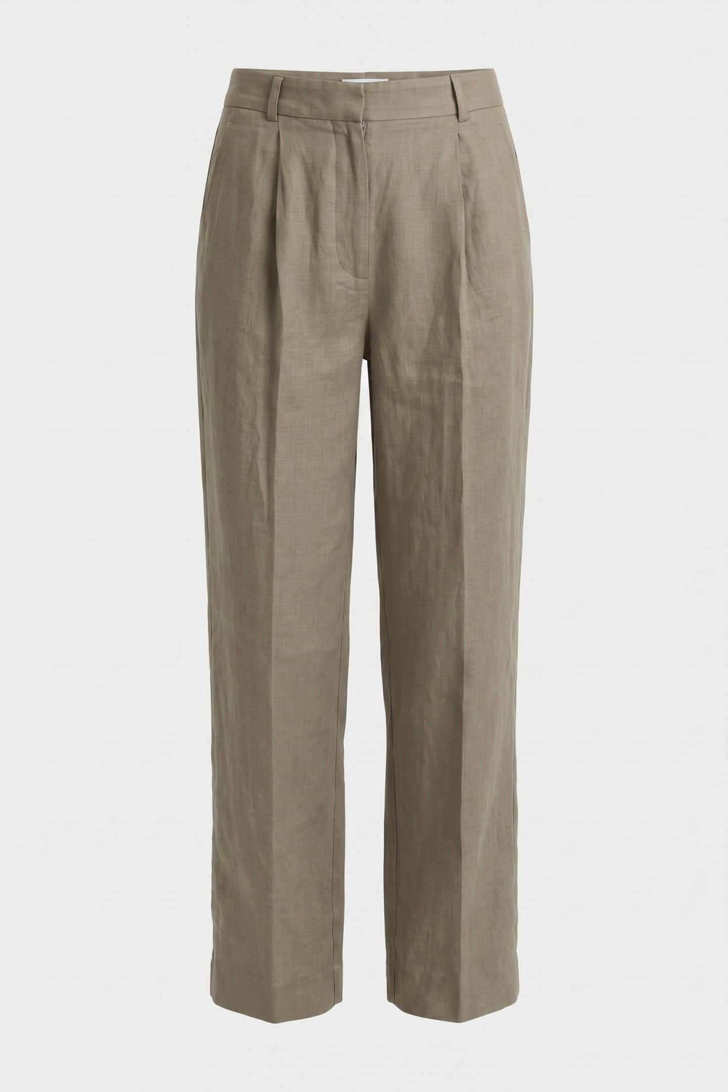ZOE LINEN TROUSERS KHAKI 4