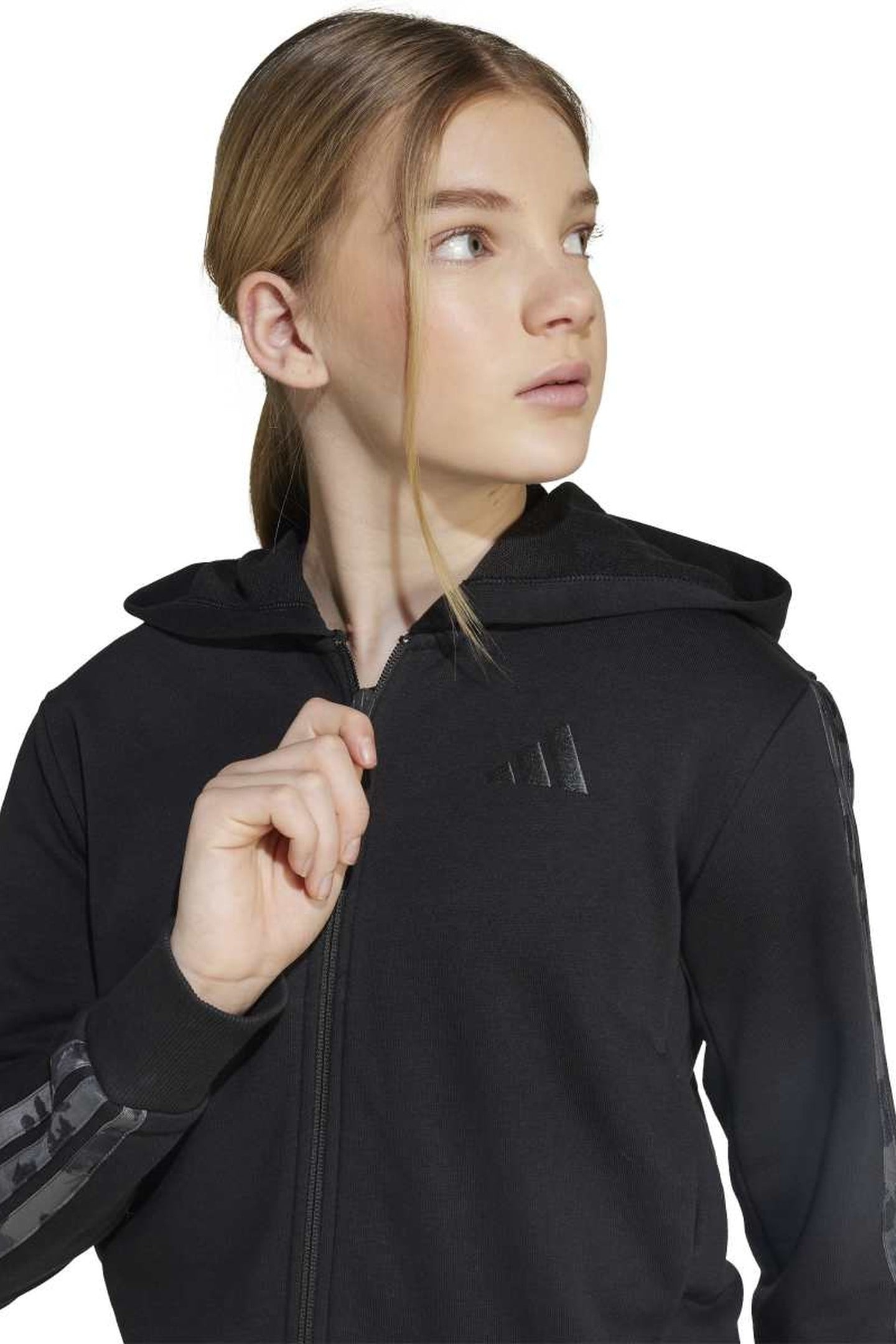 SPORTSWEAR GIRLS ANIMAL FRENCH TERRY HOODED TRACK TOP 6