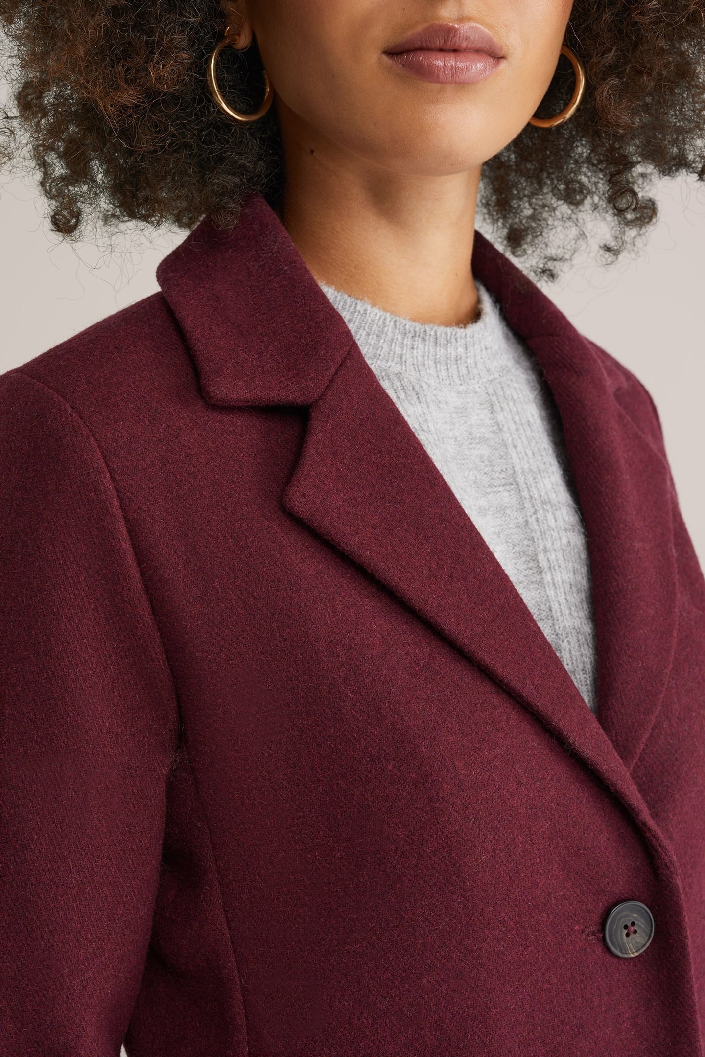 COAT BURGUNDY RED 6