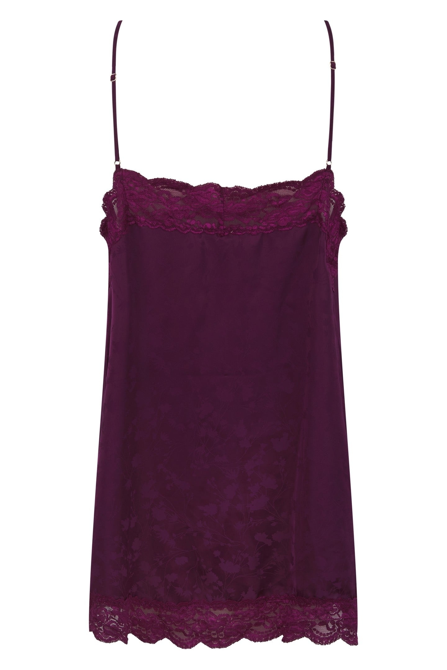CELESTE 1PK CHEMISE DARK PURPLE JACQUARD 2