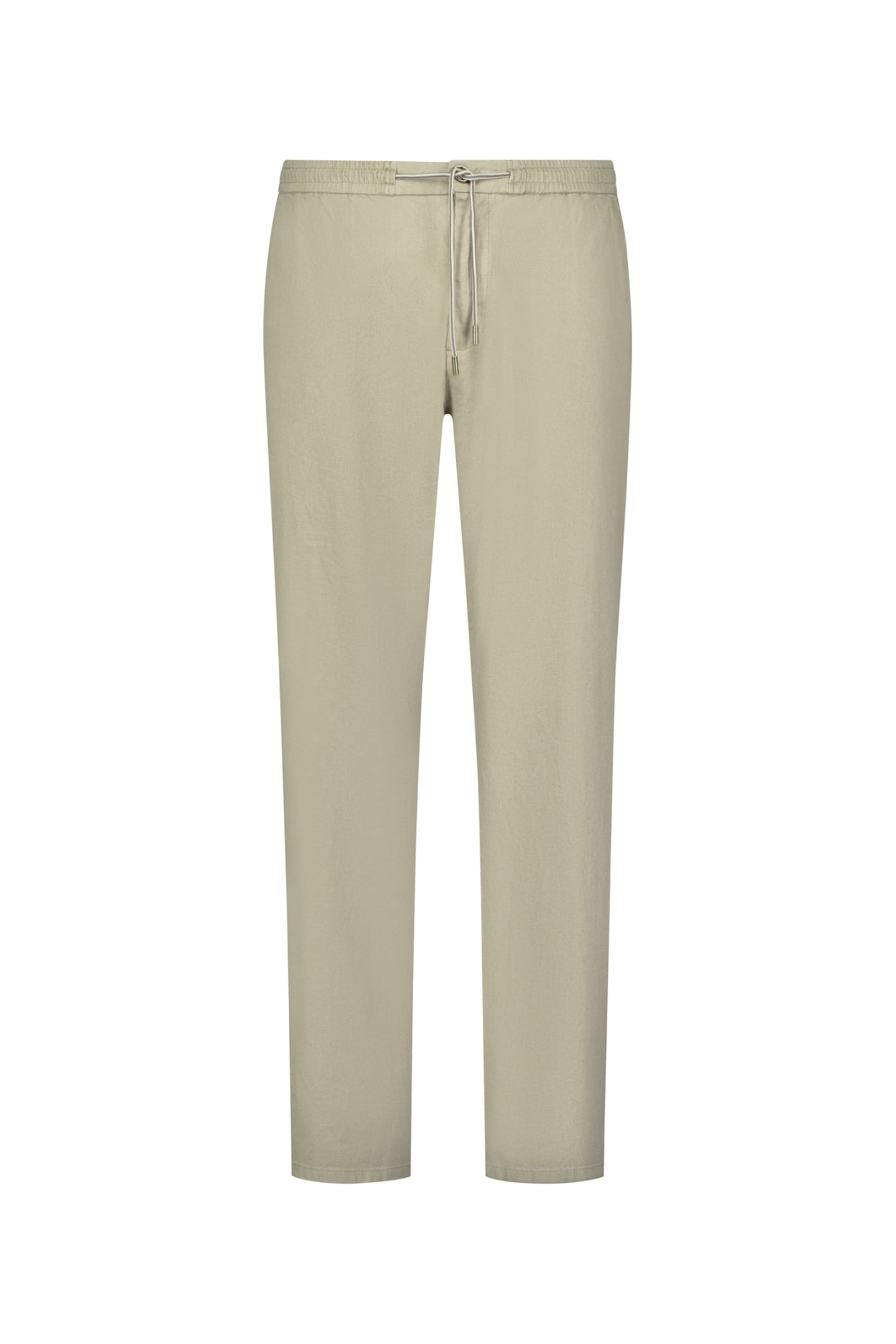 BEACH PANT WITH LINEN GARMENT DYED TAUPE 1