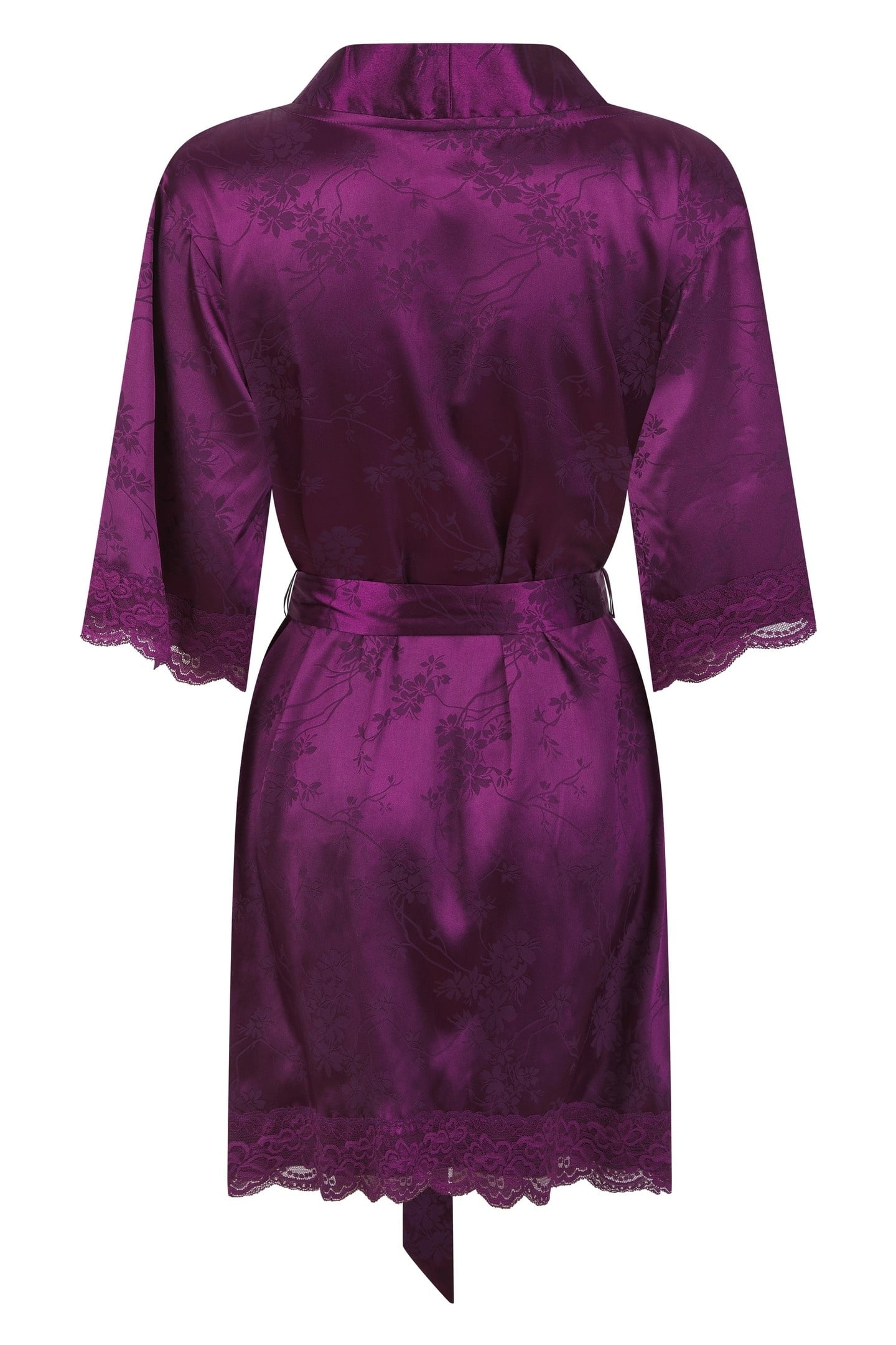 CLARA 1PK KIMONO DARK PURPLE 3
