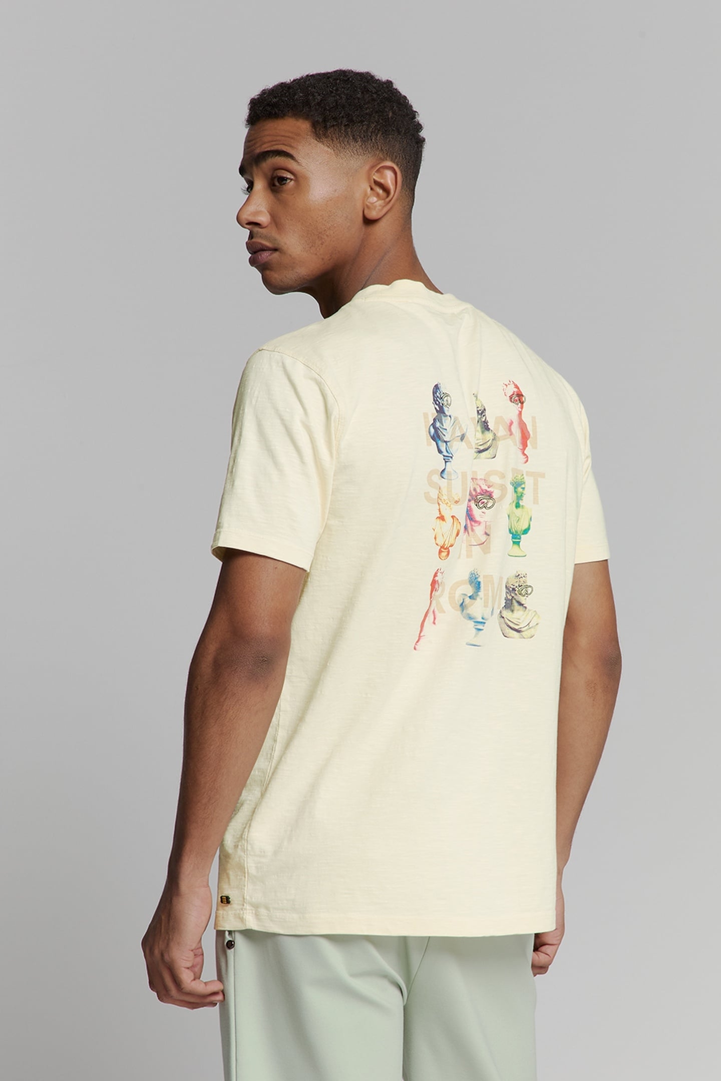 T-SHIRT CREWNECK SLUB PLACED PRINTS OFFWHITE 3
